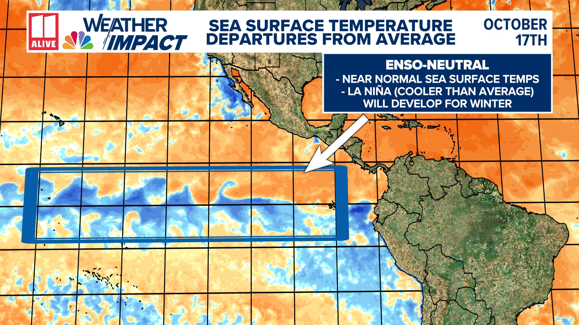 La Niña forecast for United States and