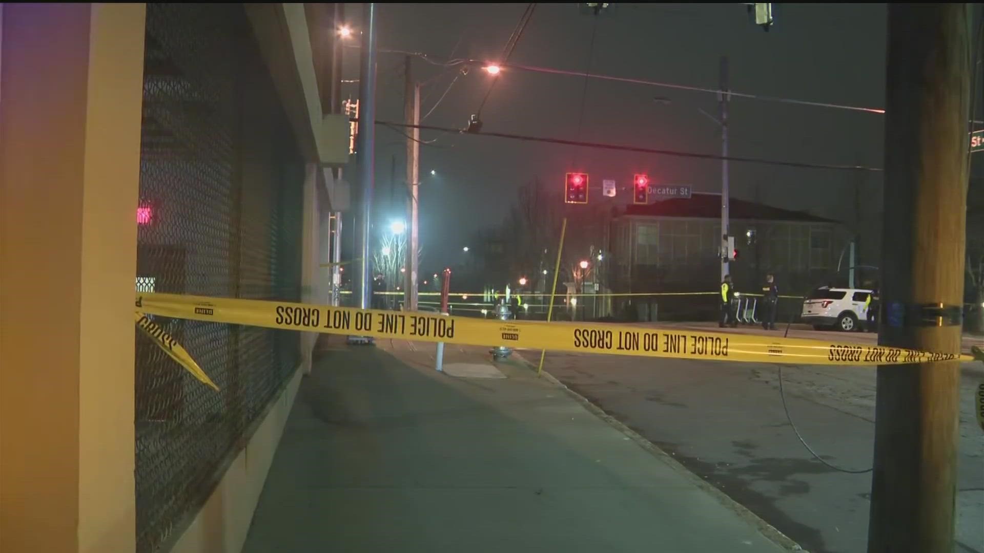 A MARTA police sergeant is recovering in the hospital after authorities said she shot her ex-boyfriend as she was getting attacked.