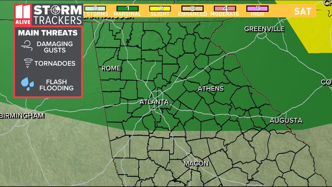 Atlanta weather Laura remnants moving east could bring storms | 11alive.com