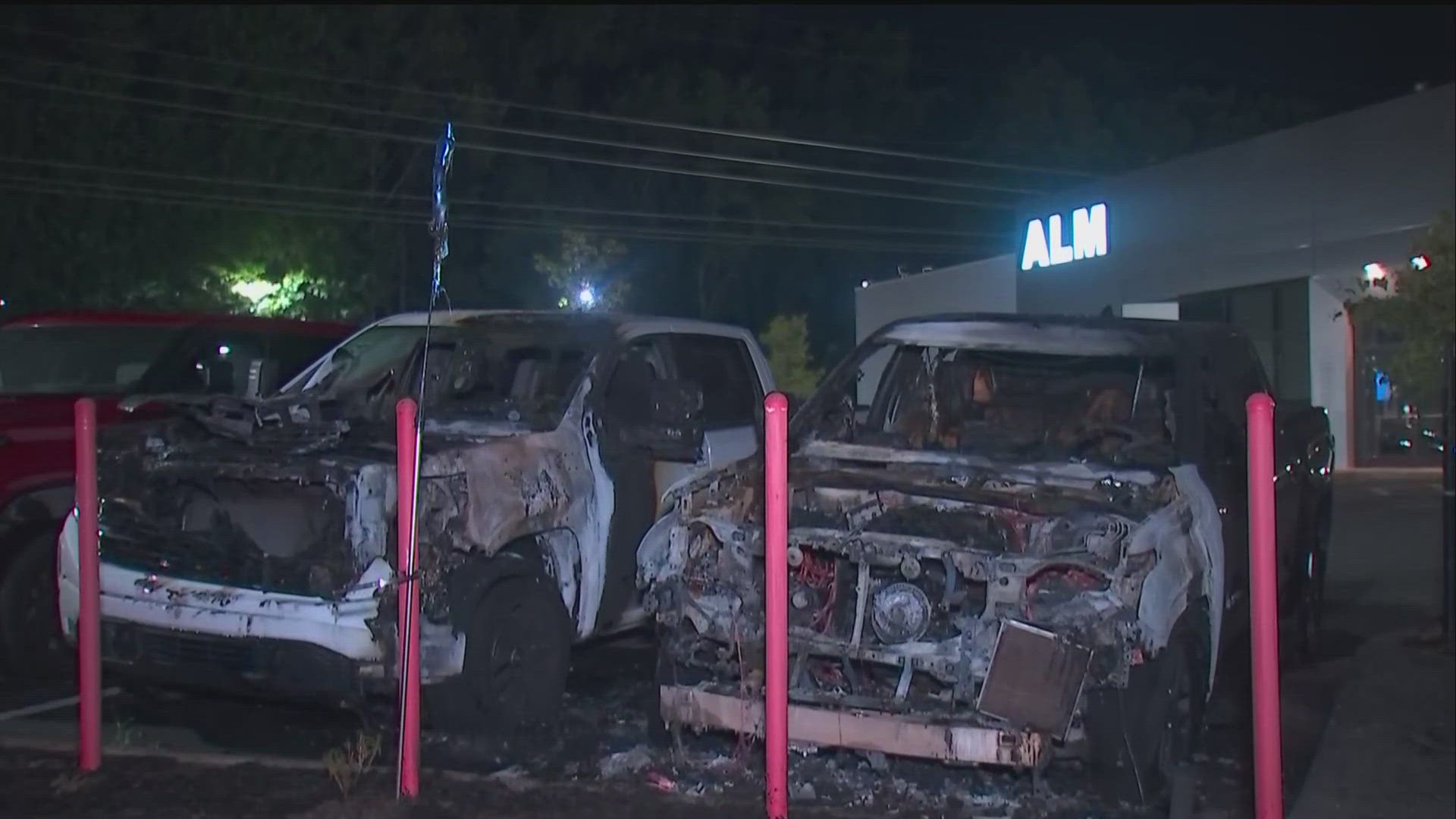 Marietta car dealerships fire, arson Atlanta Luxury Motors Unlimited ...
