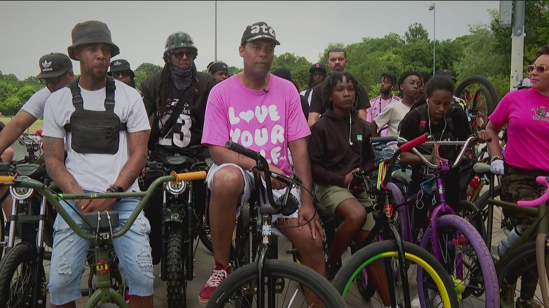 Dozens of BMX riders came out to Old Fourth Ward Skate Park.