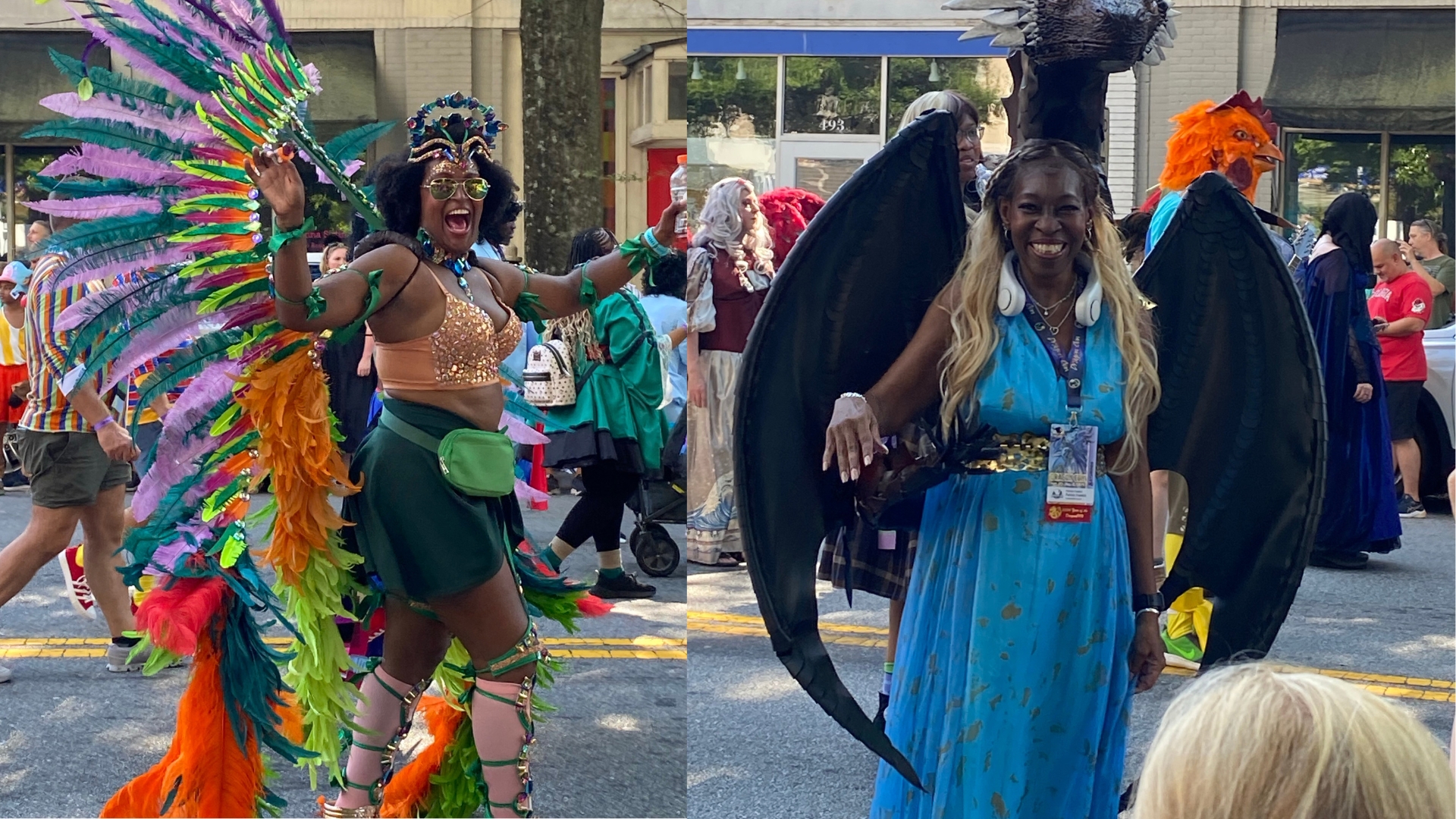 Events such as Dragon Con and Black Pride are taking over the city over the holiday weekend.