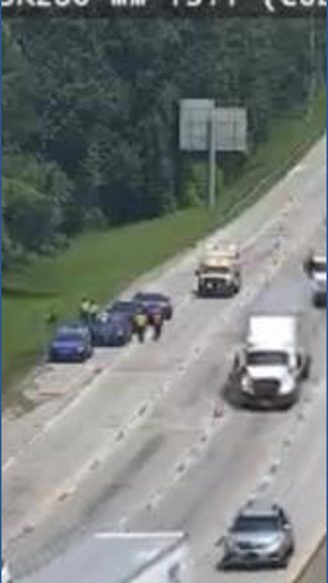 I 285 traffic Cobb County tractor trailer crashes closing lanes ...
