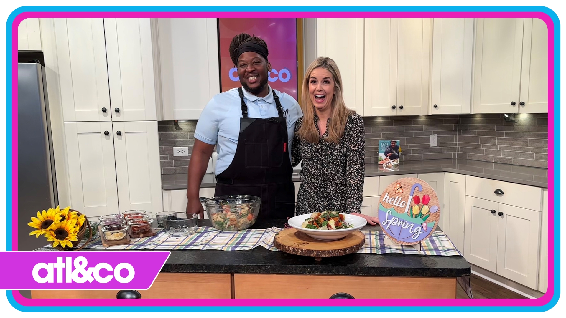 We hear your thoughts on springtime in the ATL and get a new spring recipe from Chef Marlo!