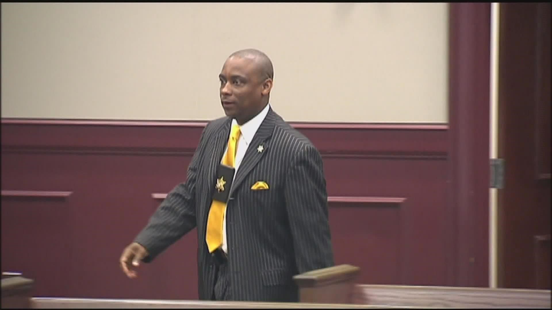 The sentencing for ex-Clayton County Sheriff Victor Hill on his conviction in a federal abuse trial was rescheduled, court records show.