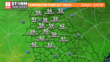 Bright, beautiful Sunday ahead