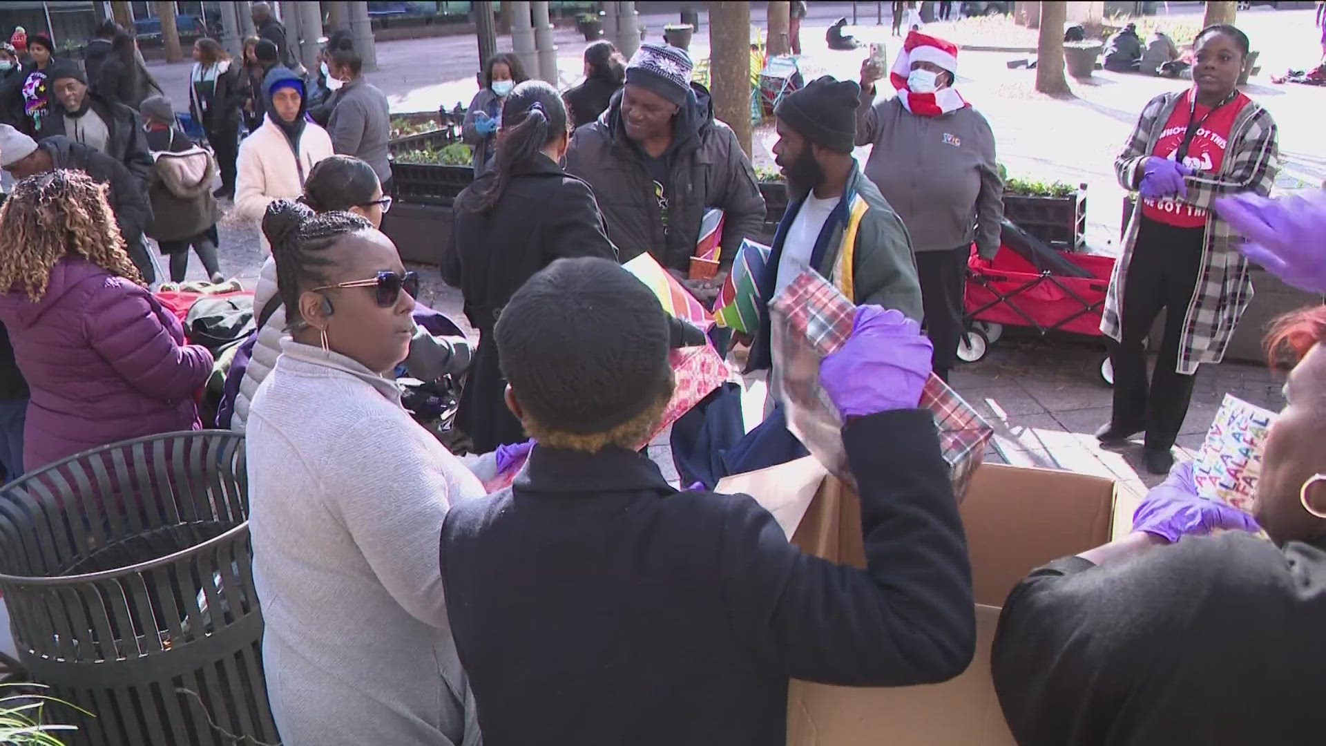 Fulton County Board of Health and AmeriGroup teamed up for the Winter of Hope event to help those in need prepare for the holiday season.