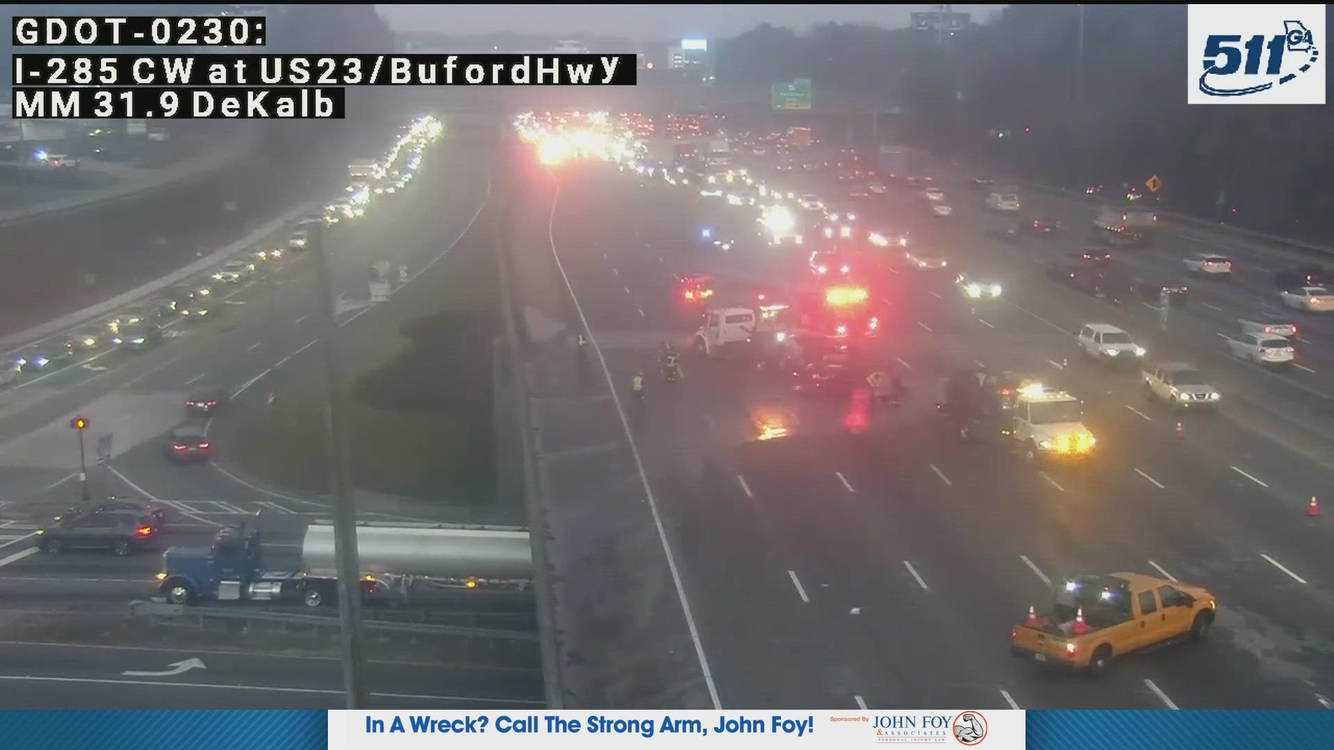 2 dead after fiery crash on I-285 EB at Buford Highway in DeKalb Co ...