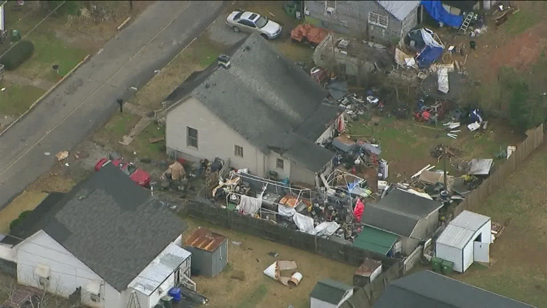 The National Weather Service confirmed that 10 counties were impacted by the tornadoes.