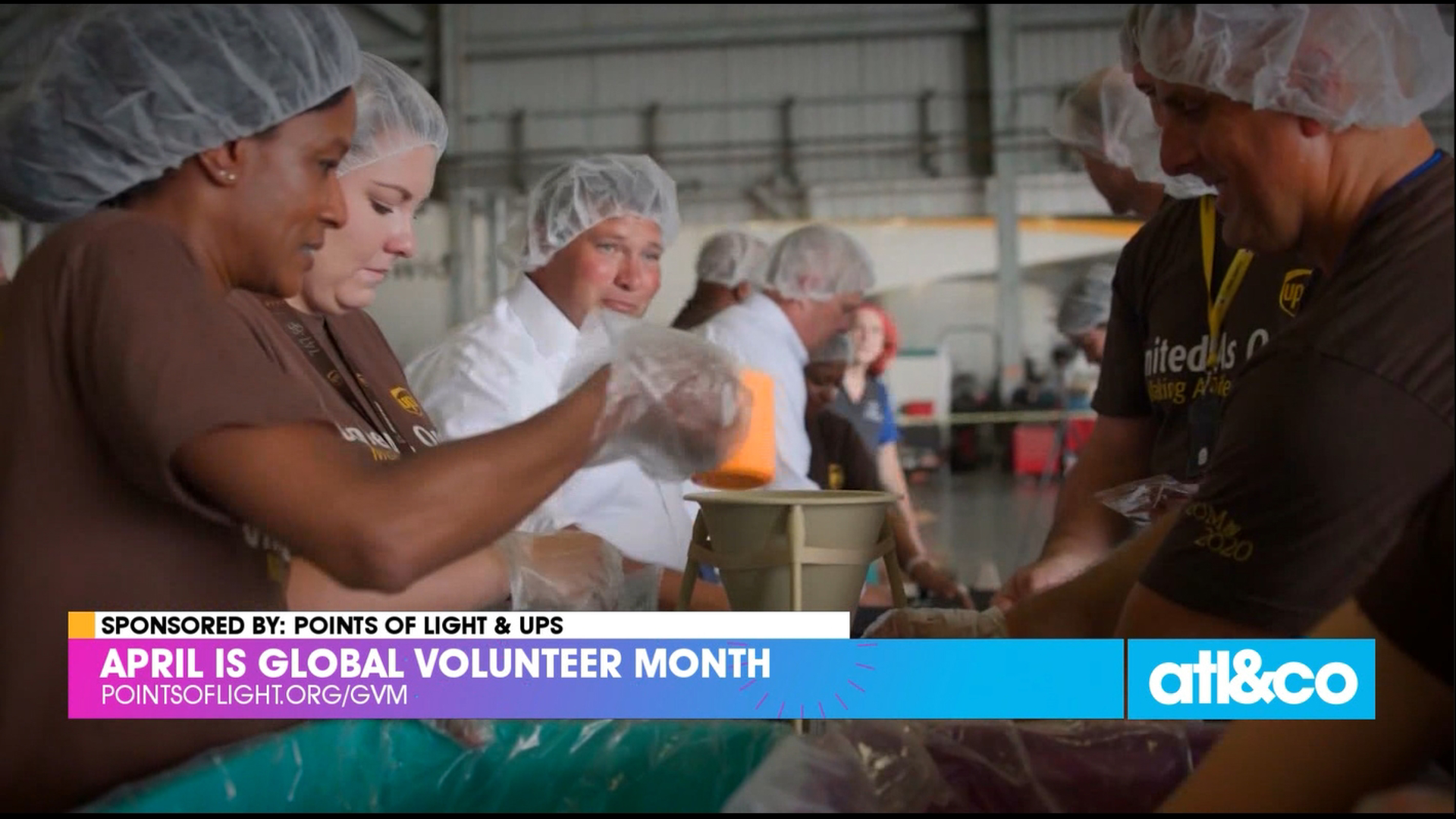 Global Volunteer Month Points of Light and UPS