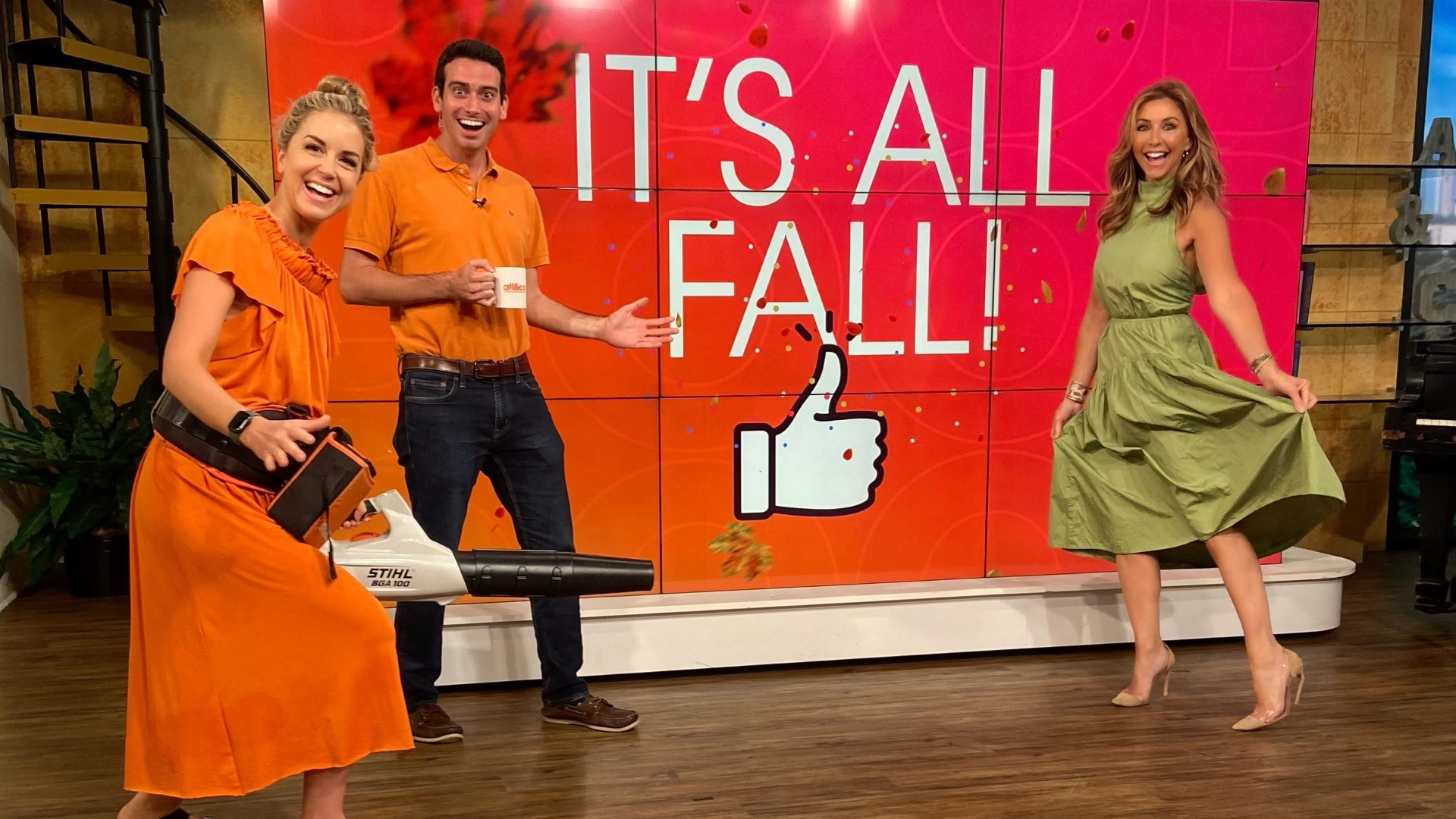 We're celebrating the first day of FALL on Atlanta & Company. Tweet @ATLandCo your favorite fall feeling.