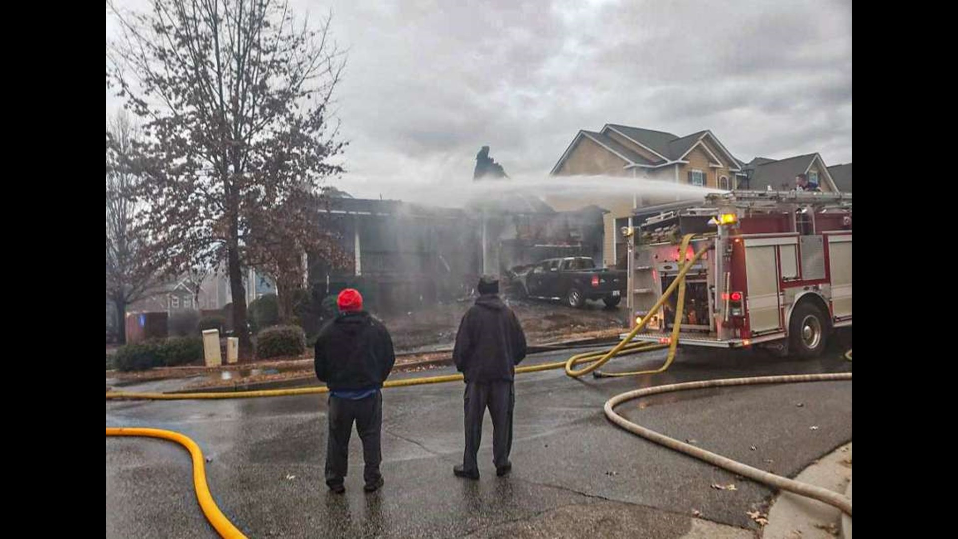 Newnan house fire on Stillwood Drive