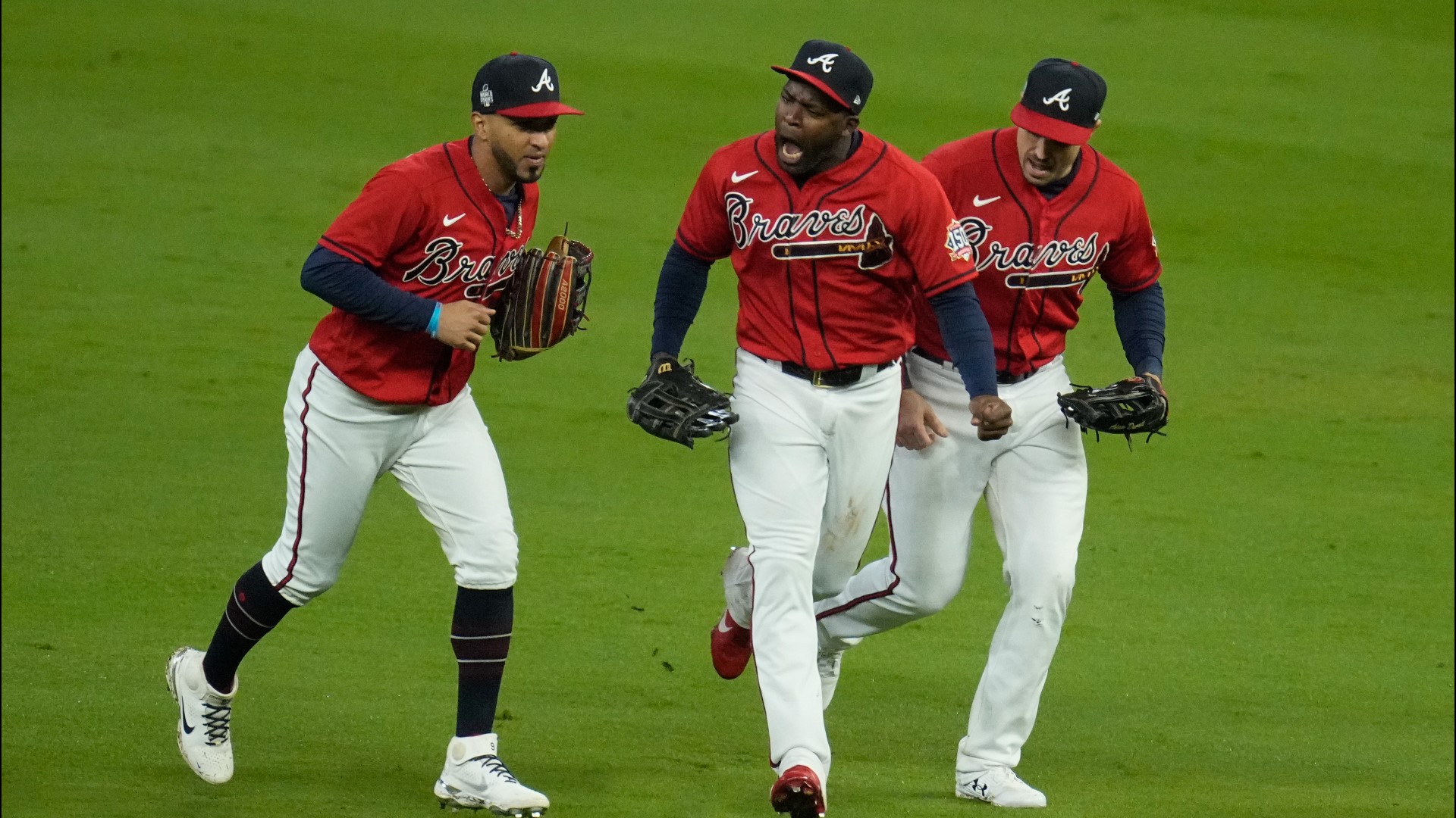 Atlanta Braves now lead the World Series 2-1 after winning game 3 against the Houston Astros in Atlanta at Truist Park.