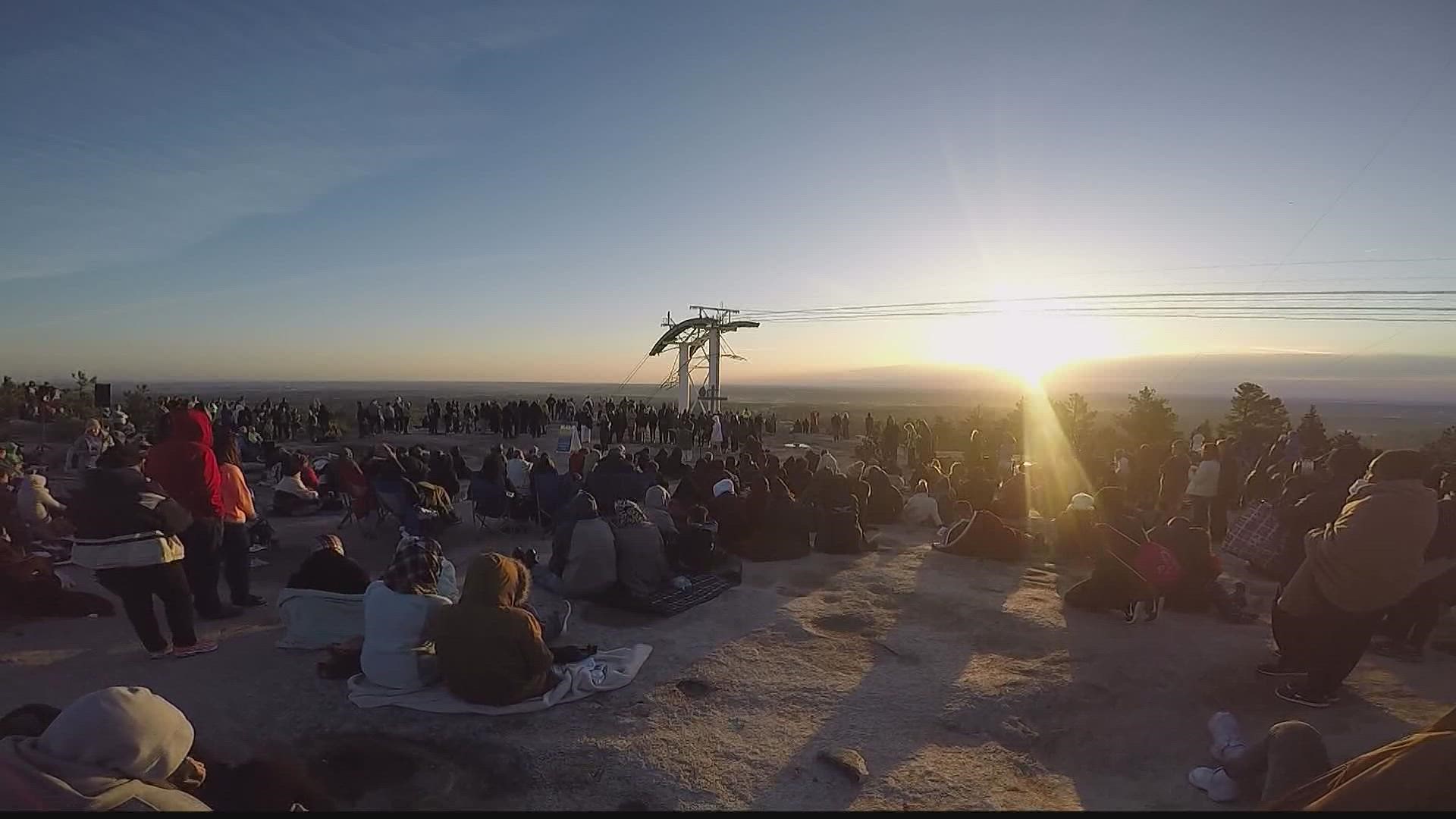 76th Annual Easter Sunrise Service at Stone Mountain Park
