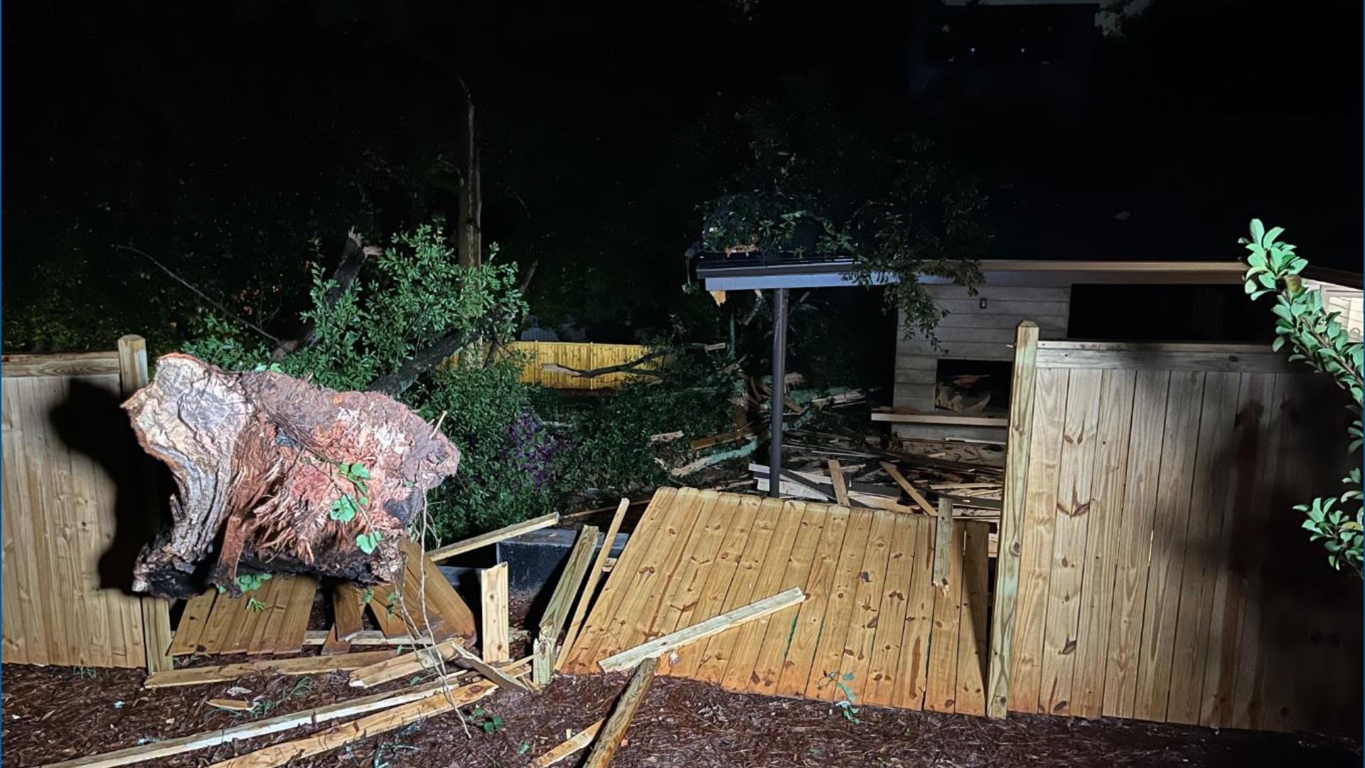 Man rushed to hospital after tree falls on him at Buckhead home ...