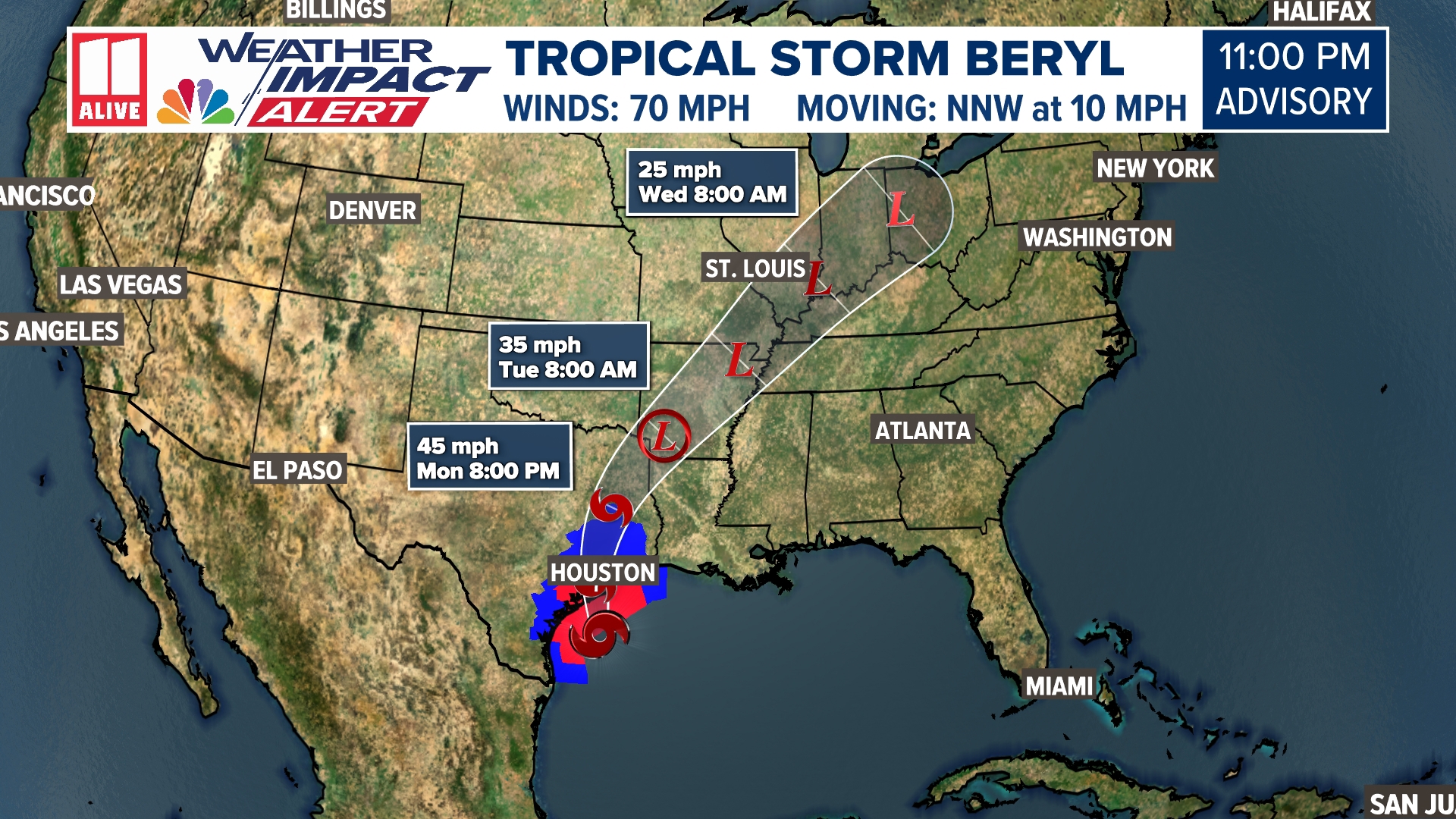 Will Hurricane Beryl make landfall in US? | 11alive.com