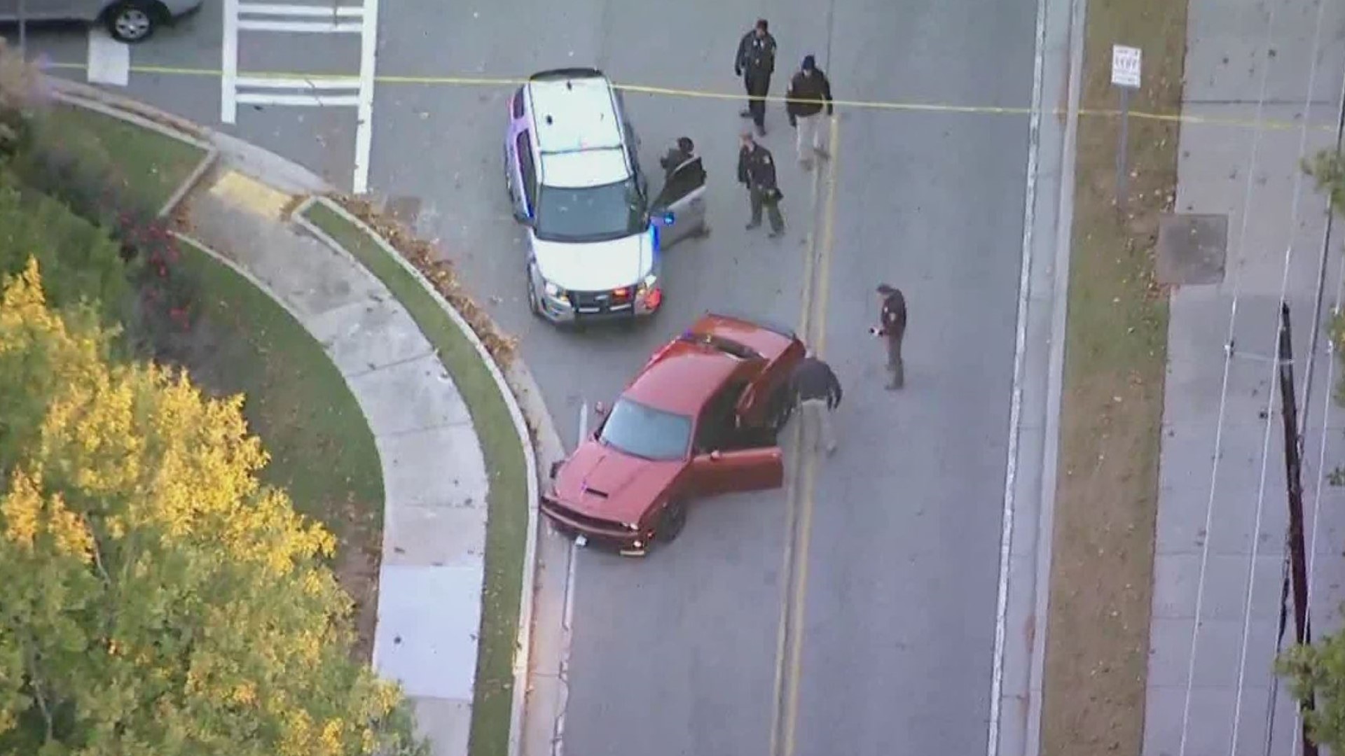 Ashford Dunwoody Rd. Brookhaven scene officer shooting police say