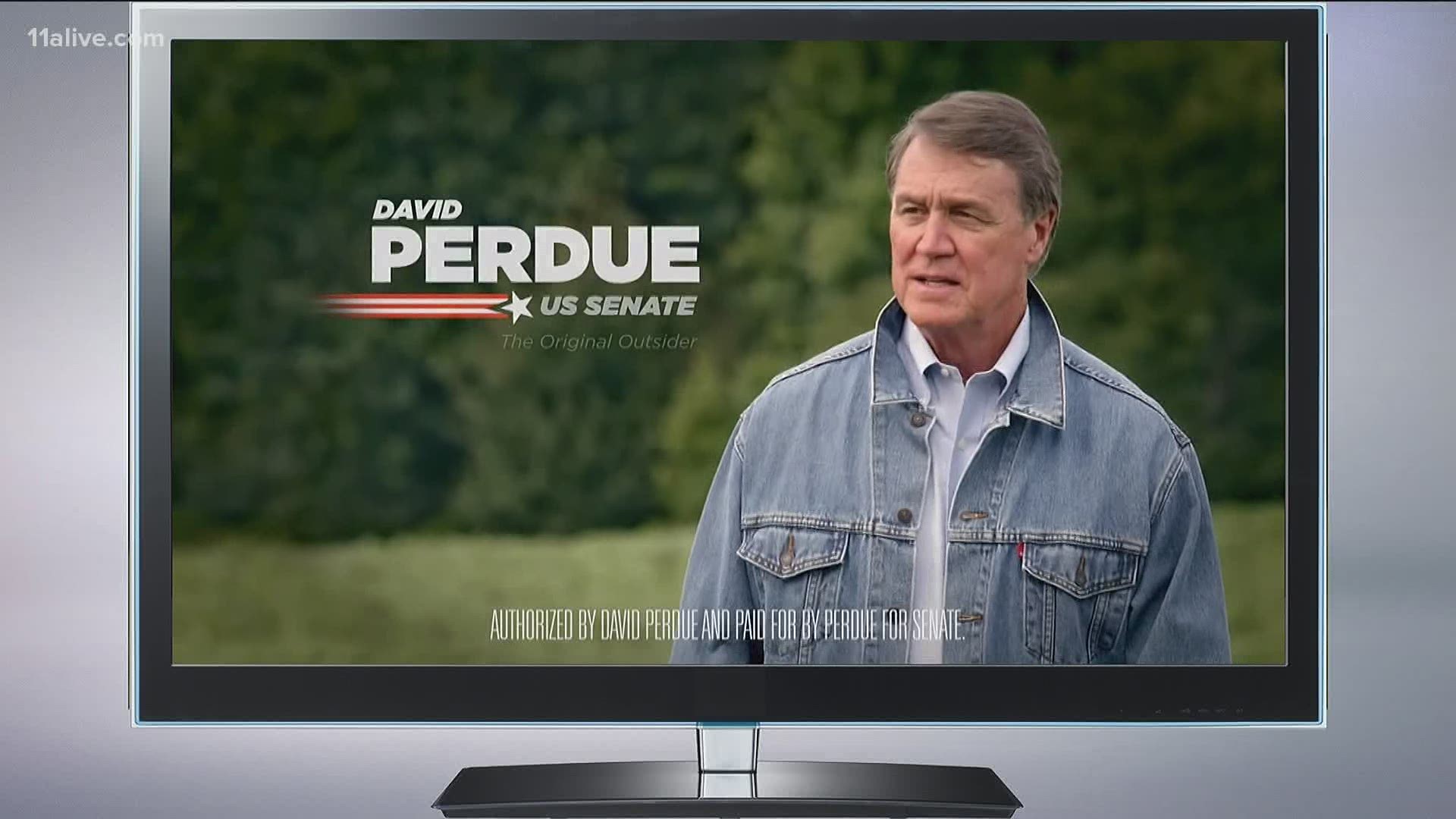 It cites a commercial that ran last month and his votes to repeal the Affordable Care Act