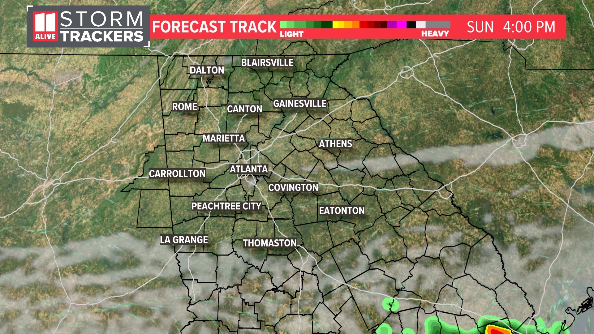 Strong storms possible this weekend | Timeline | 11alive.com