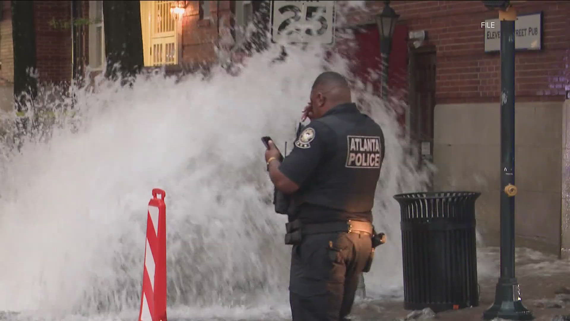 The water main breaks in May and June severely disrupted the city.