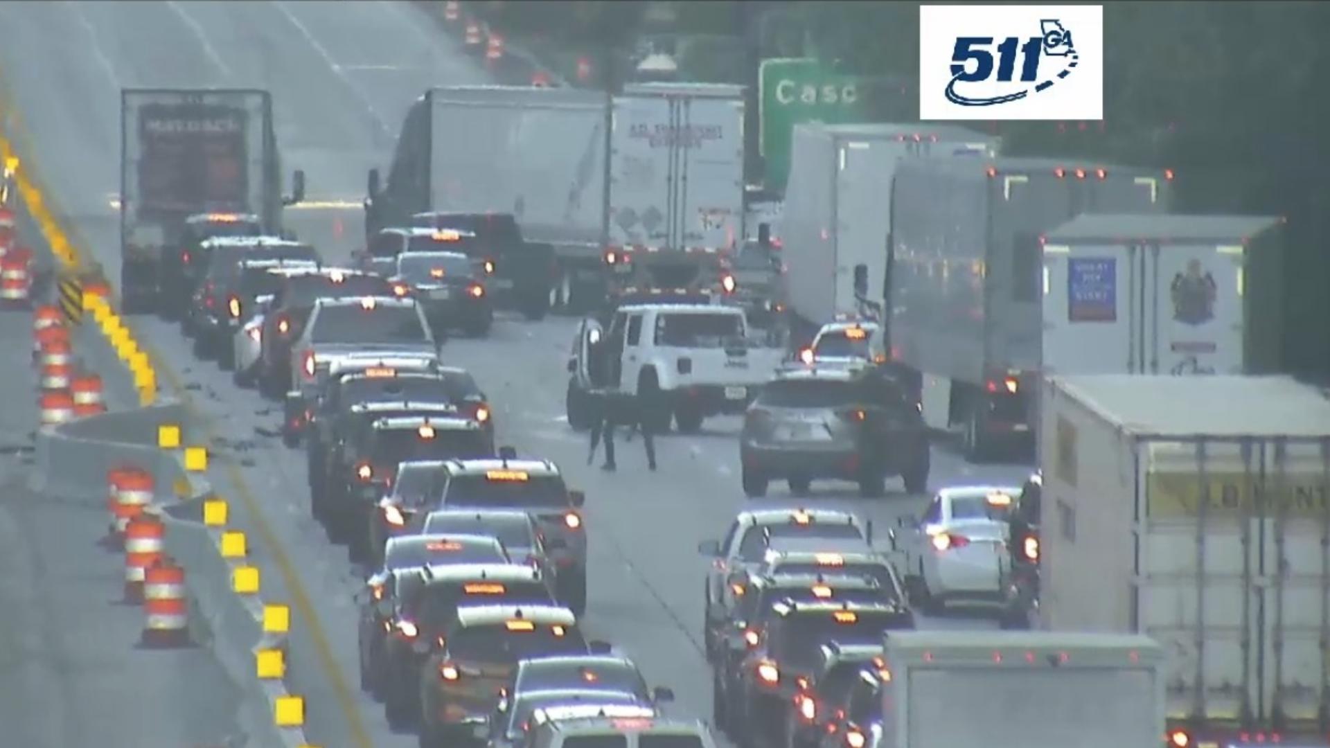 TRAFFIC: Crash closes lanes on I-285 South on Westside | 11alive.com
