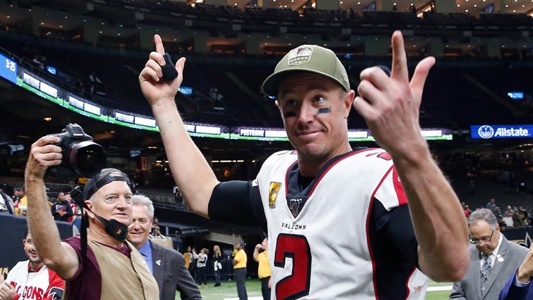 Reactions and celebrations from Falcons - Saints - The Falcoholic