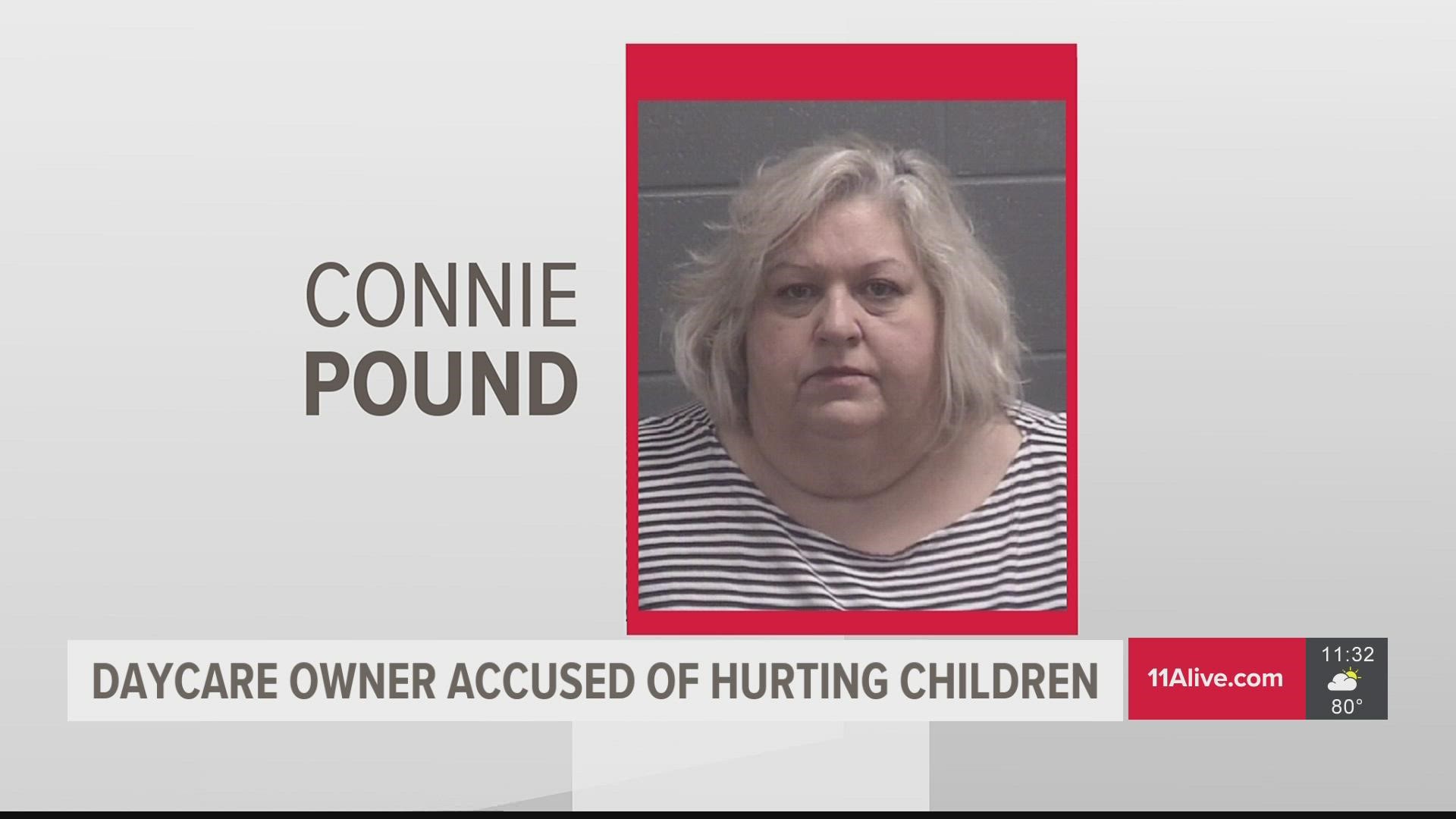 A 61-year-old woman was taken into custody.