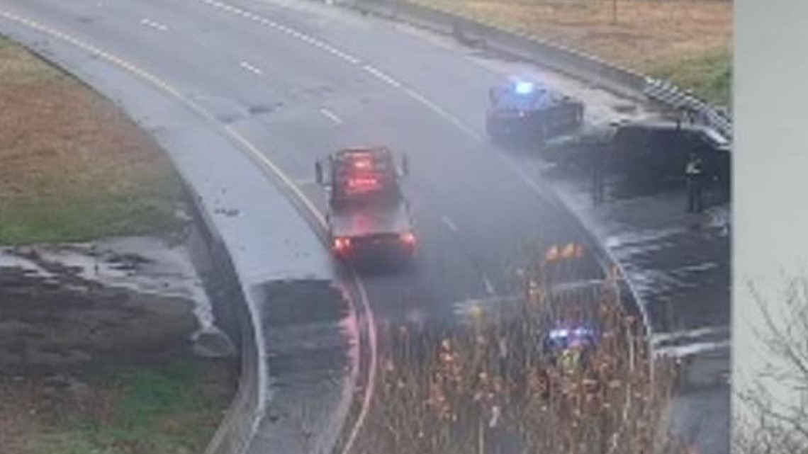 Officer involved in crash working accident I 285 to I 75 ramp | 11alive.com