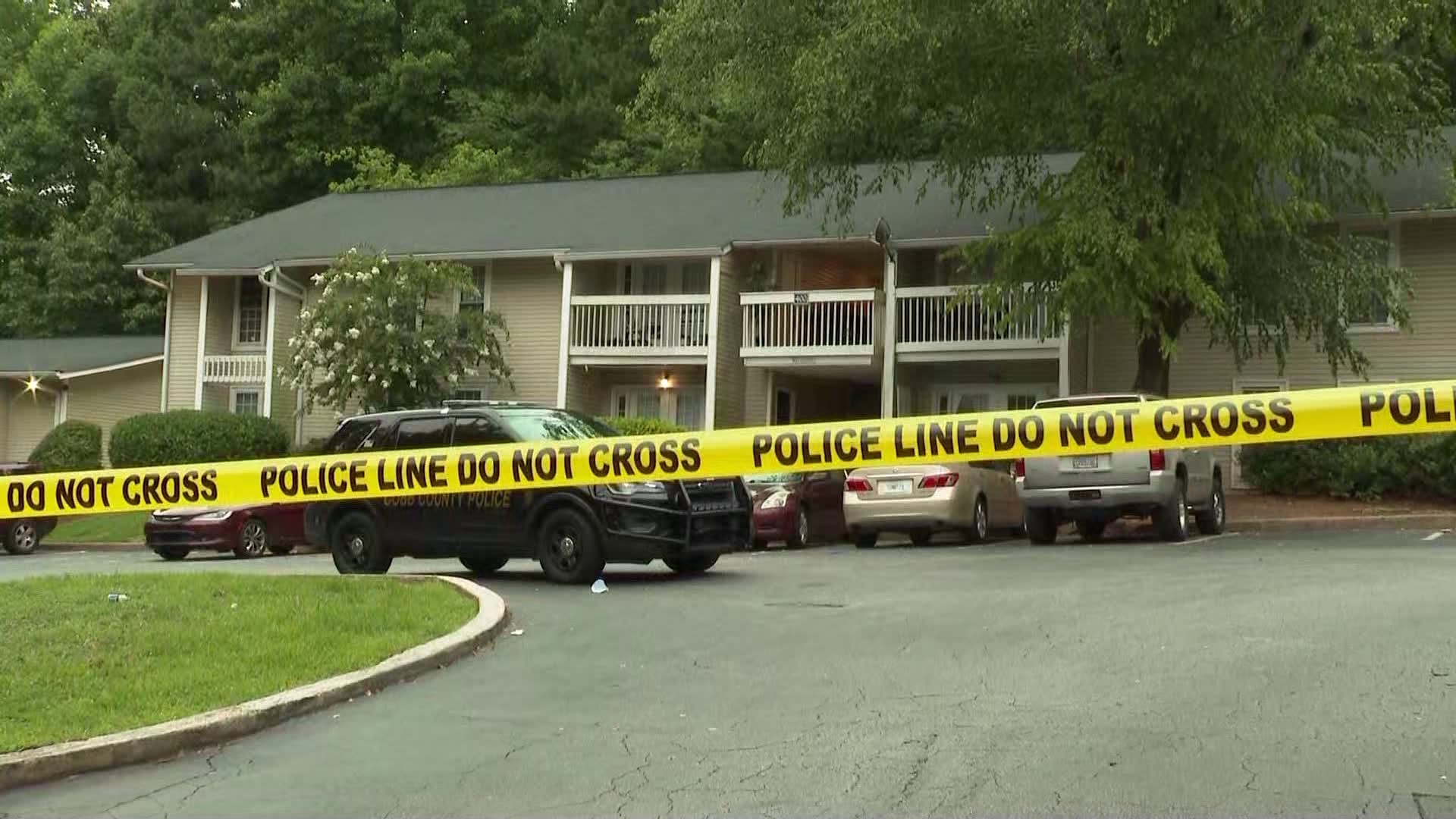 A man and a woman were found dead at an apartment complex Monday. A third victim is in the hospital.