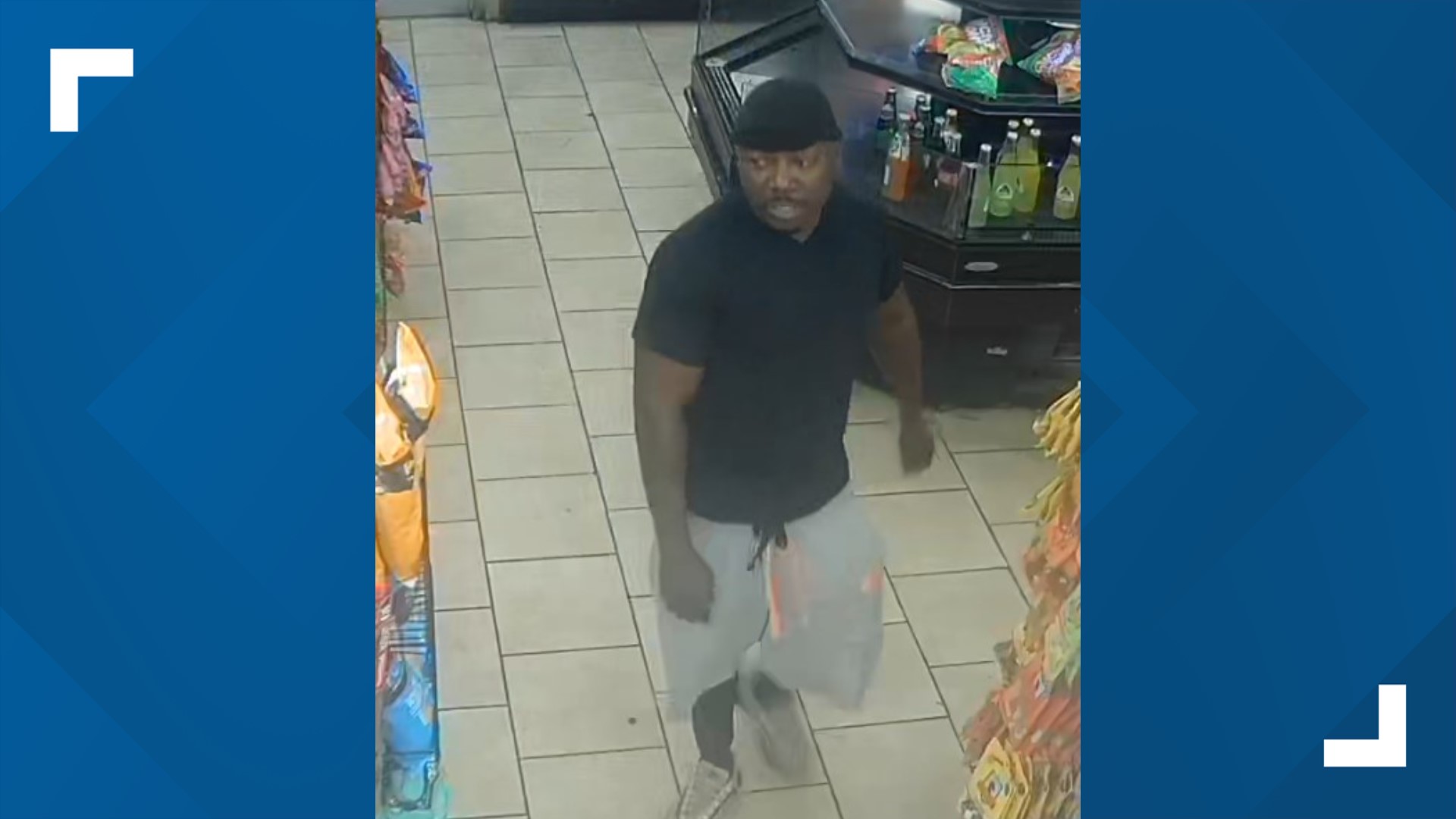The video shows the man inside the gas station at  3657 Martin Luther King Jr Dr. NW, APD said, before the shooting happened on July 17.