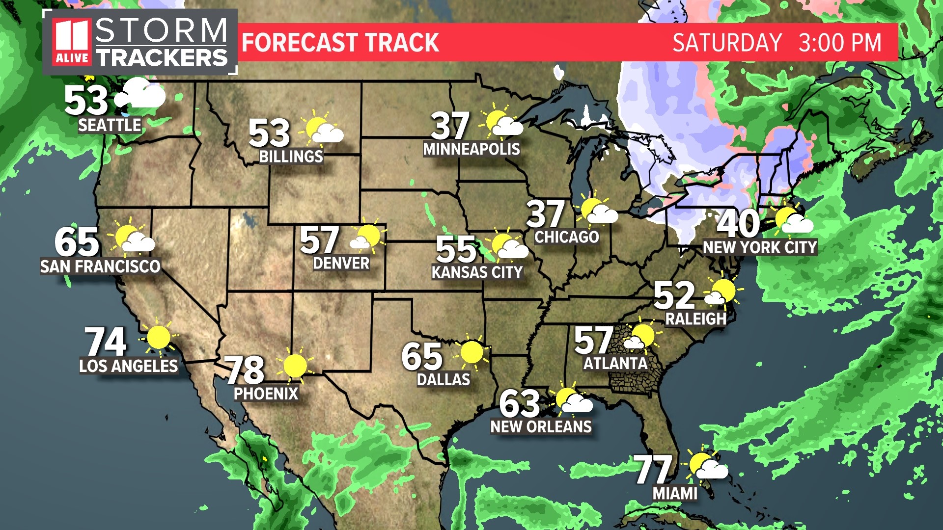 7Day Weather Forecast Thanksgiving Holiday Travel