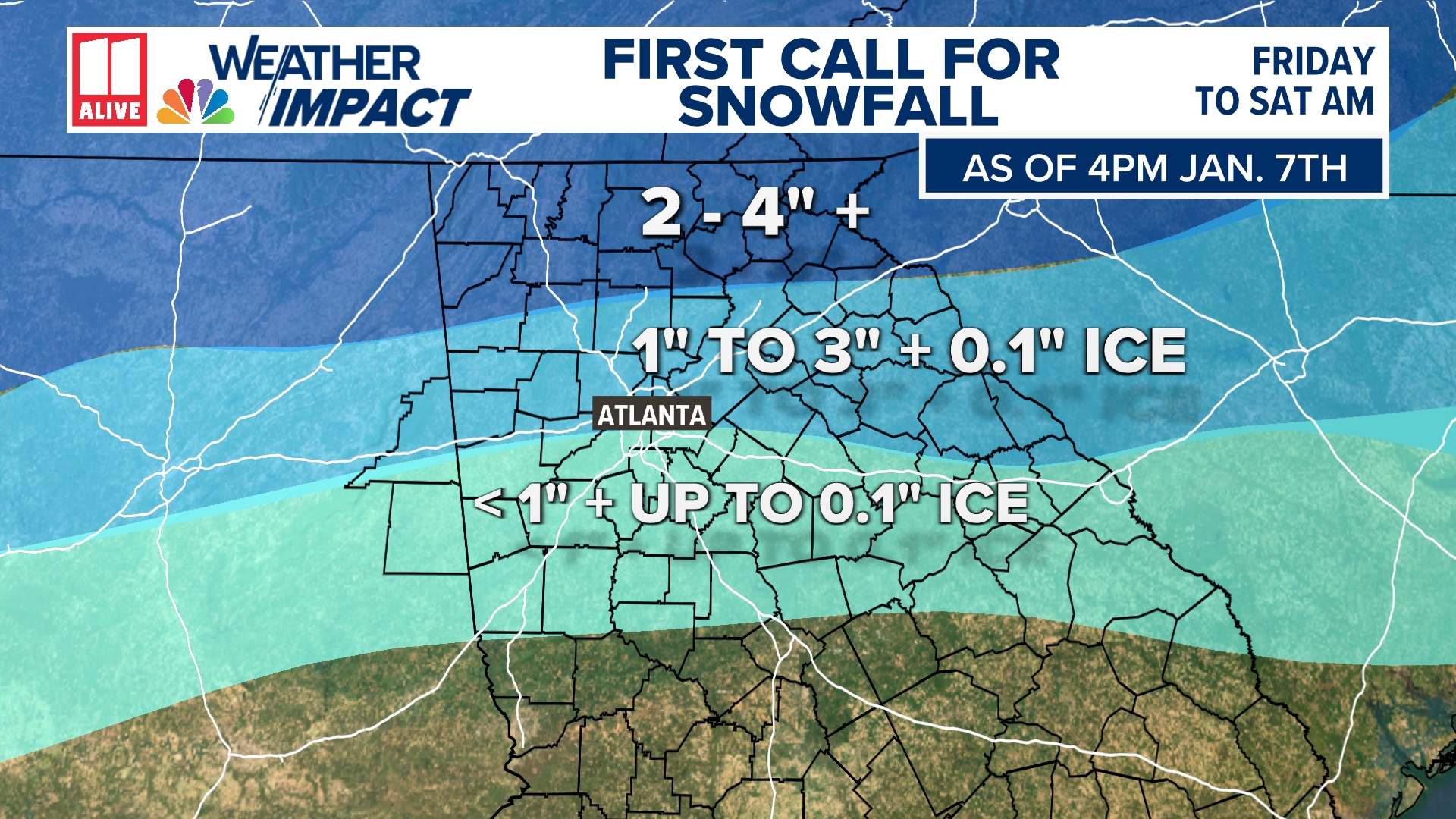 Gov. Kemp releases action plan for snow in metro Atlanta, north Georgia ...