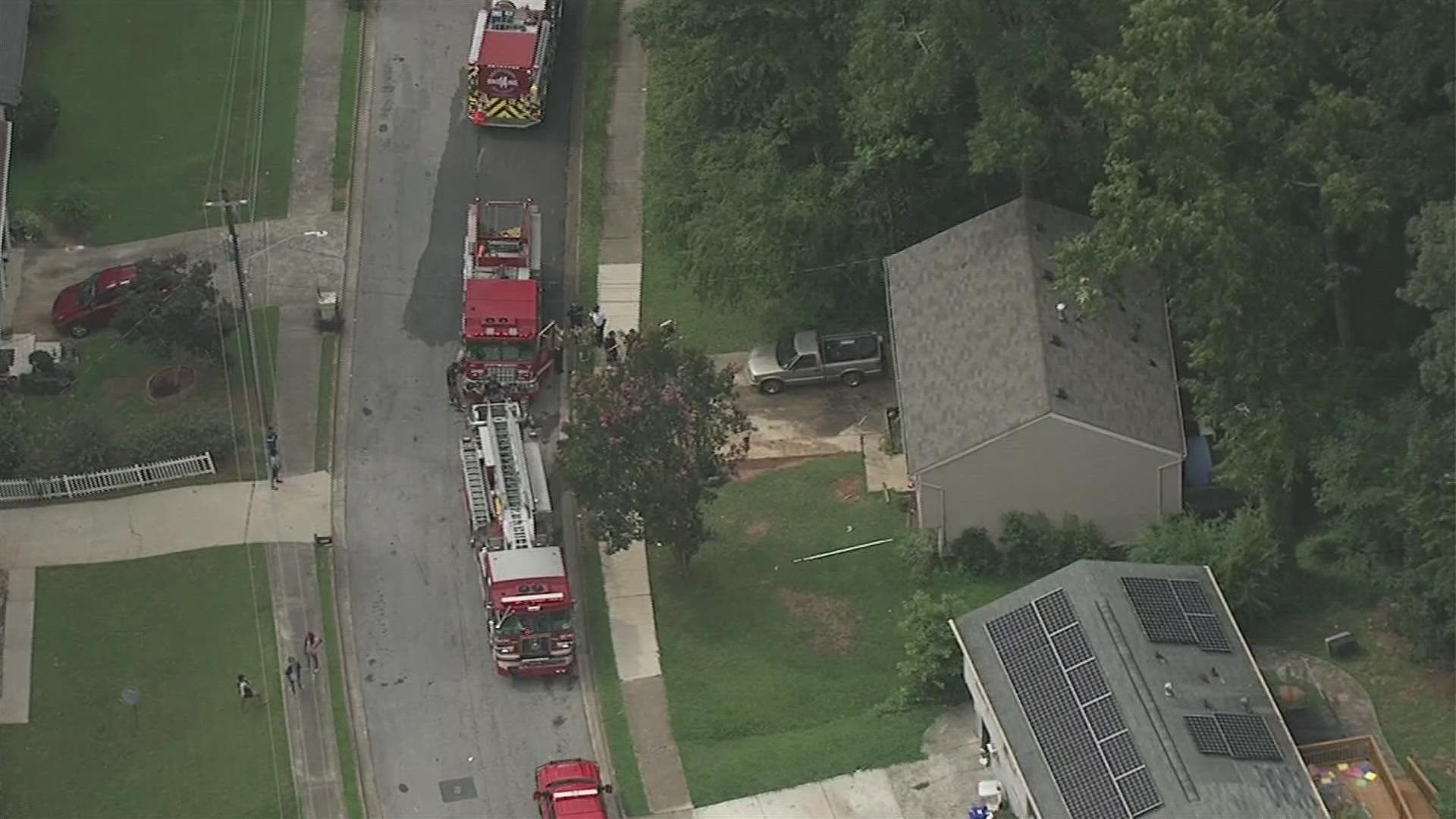 DeKalb Fire crews responded to a home at the 5300-block of Olde Street in Stone Mountain.