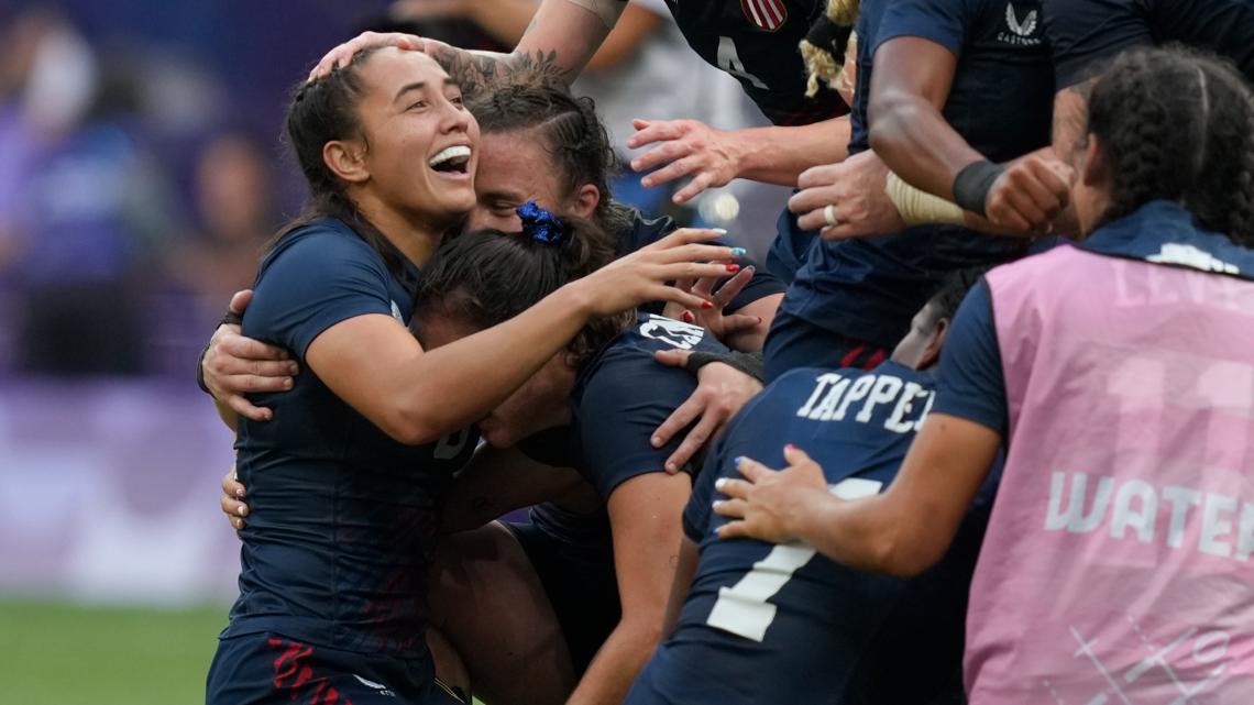 Alex Spiff Spiff Sedrick Winning Try Usa Rugby Bronze Olympics