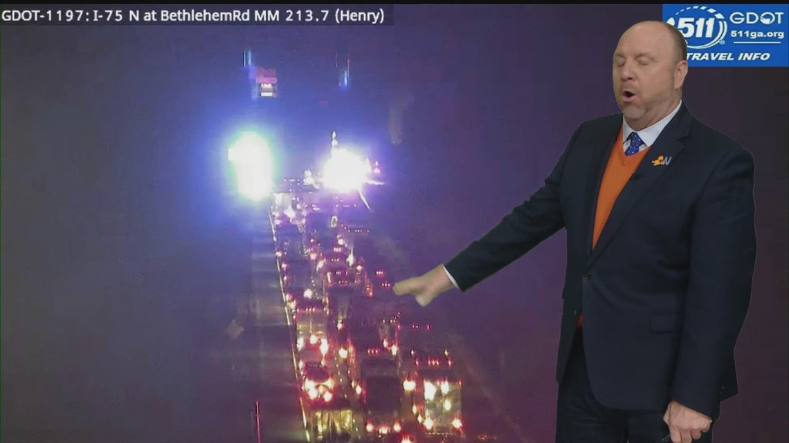 I-75 North closed in Henry County after crash, other traffic impacts on ...