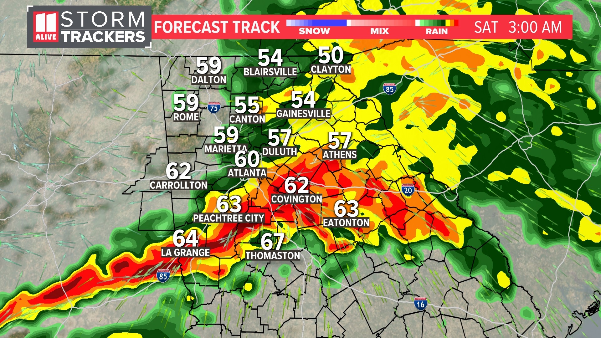 Atlanta Raining Atlanta weather | When next rain system moves in | 11alive.com