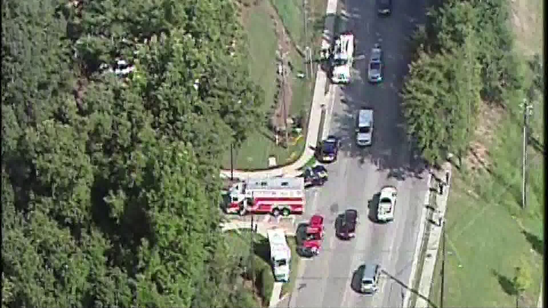 Officials say one person has died after an accident involving a truck in northwest Atlanta.