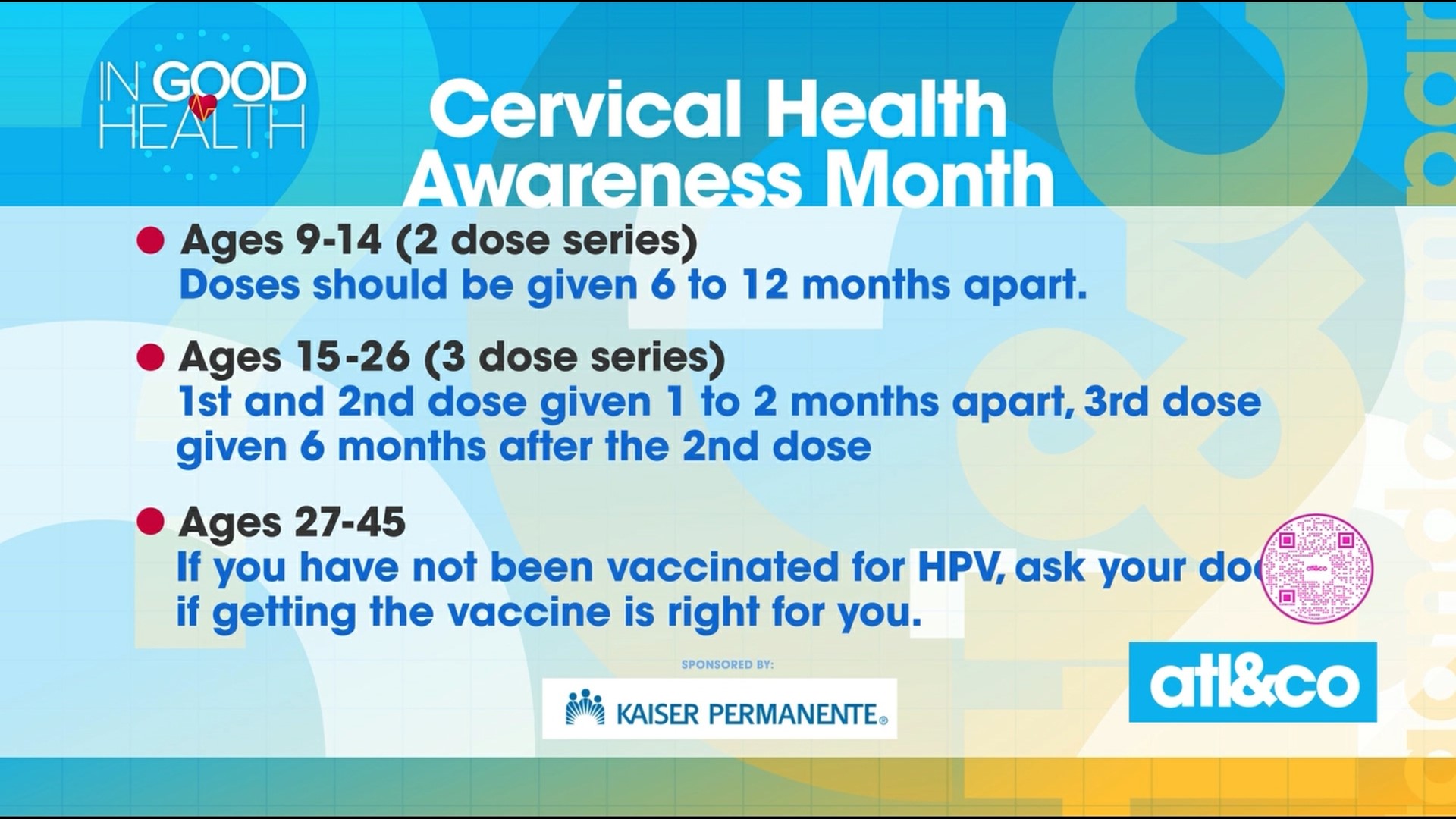 Gynecologic oncologist Dr. Paul Mayor from Kaiser Permanente shares important health tips about HPV and cervical cancer prevention.