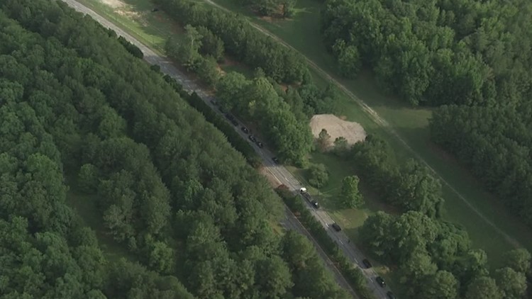 Police activity at  Centennial Olympic Parkway in Conyers