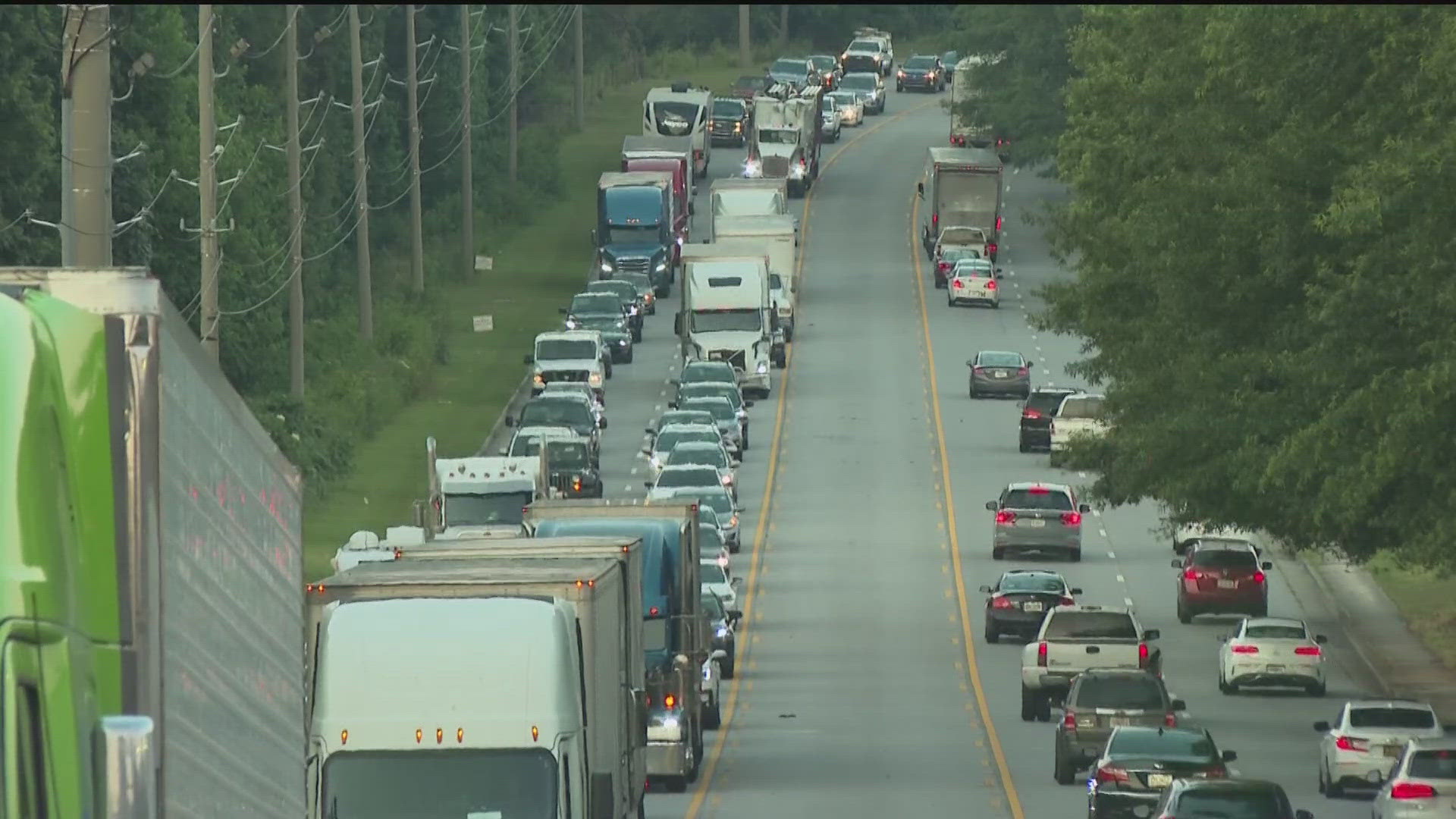 Crews were working for hours after the interstate was closed to determine if they were hazardous, but it turns out that it was not dangerous.