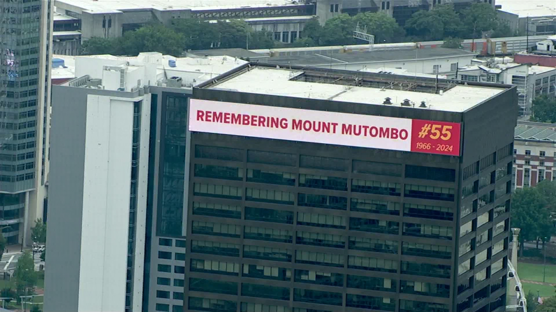 The world is reacting to the death of NBA great Dikembe Mutombo. The Hall of Fame center died Monday from brain cancer, the NBA announced. He was 58.