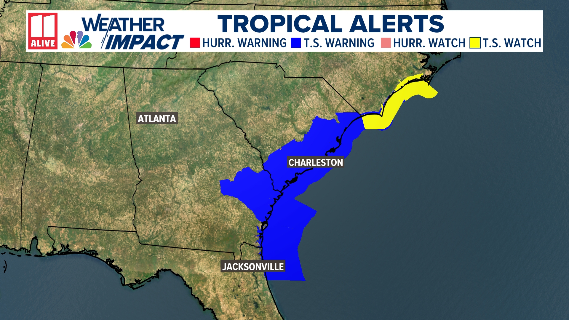 Here's the latest on where the storm is headed and its current impacts.