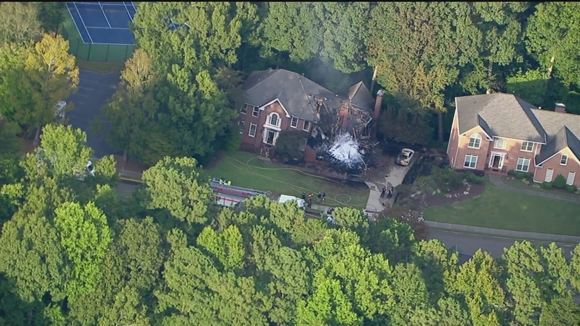 Alpharetta house fire Centennial Drive
