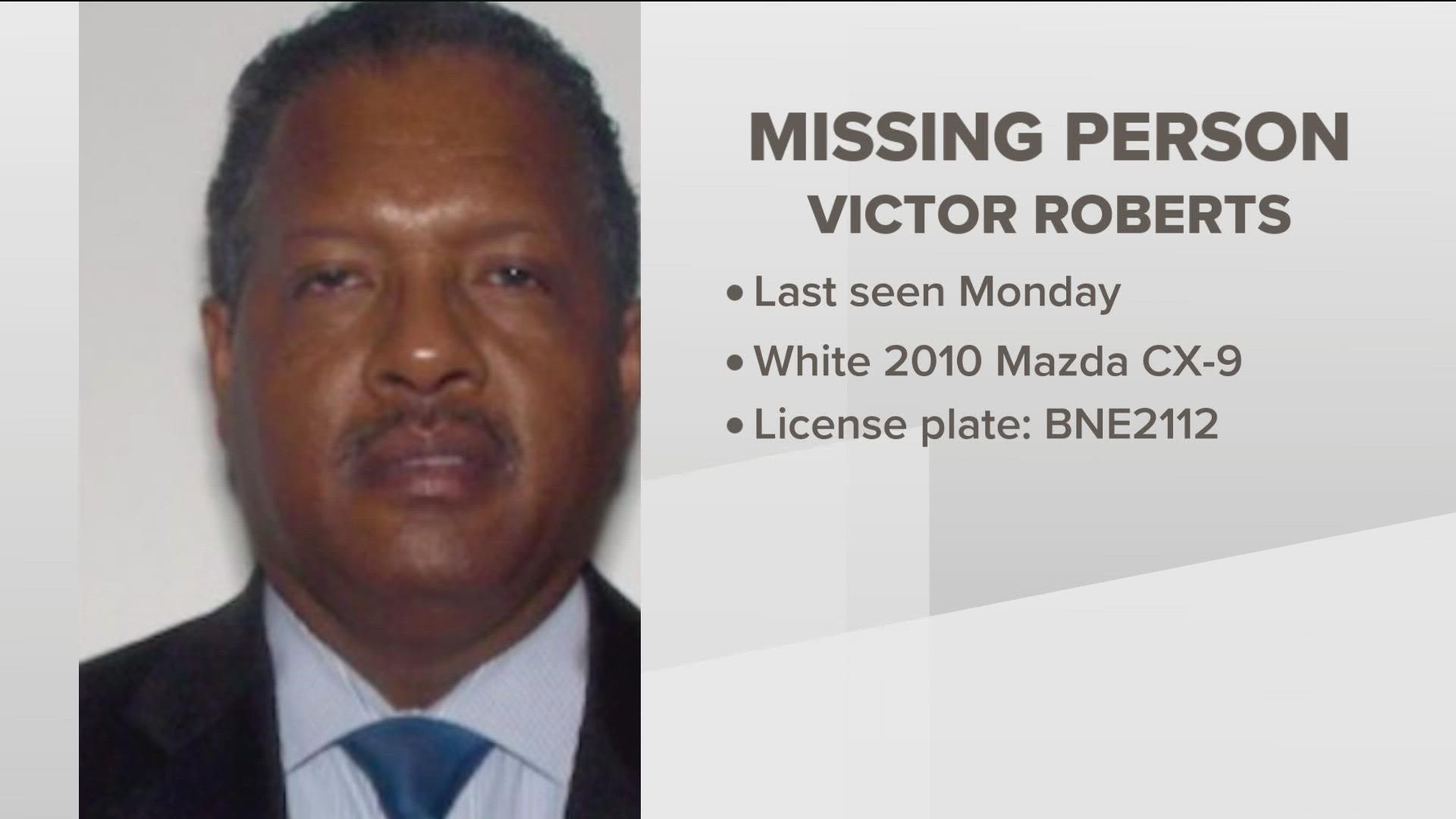 He was last seen leaving for work Monday morning.