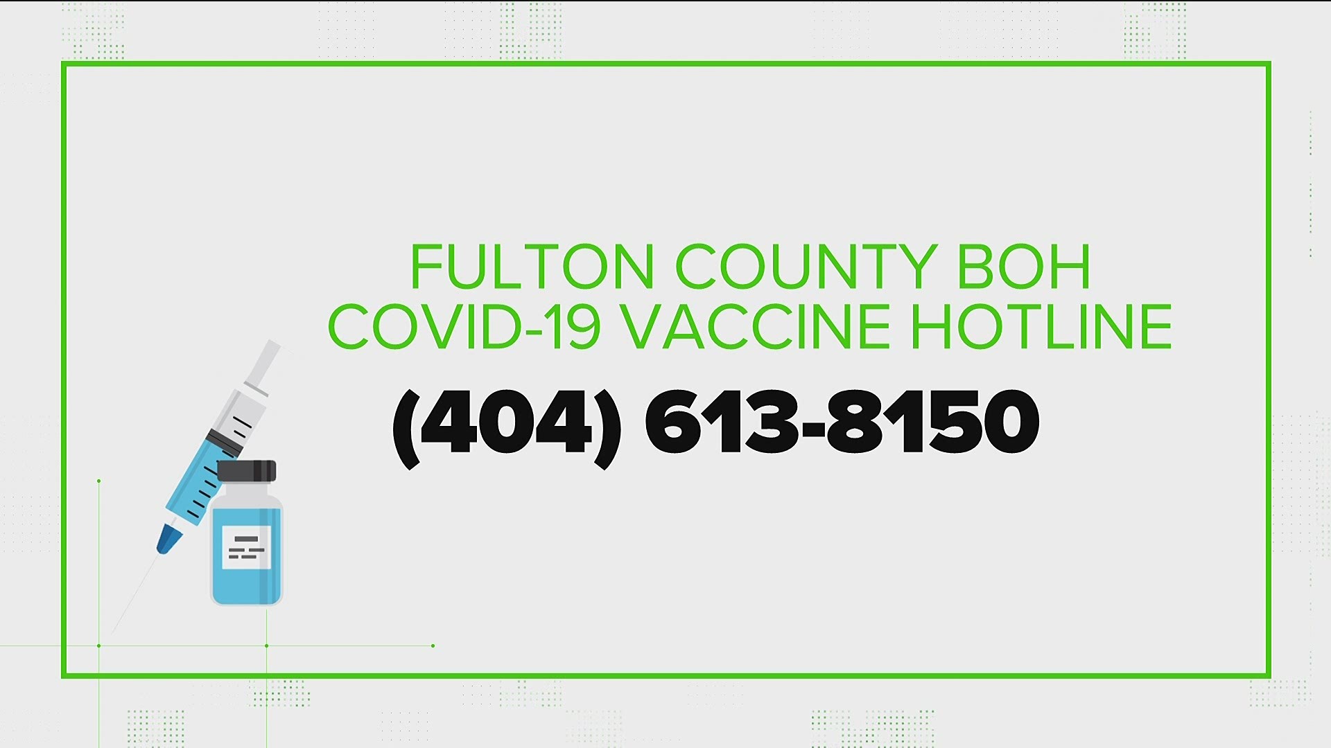 As we transition into the second phase of vaccinations, questions about the timeline of second doses continue. Here's what to expect in Fulton County.