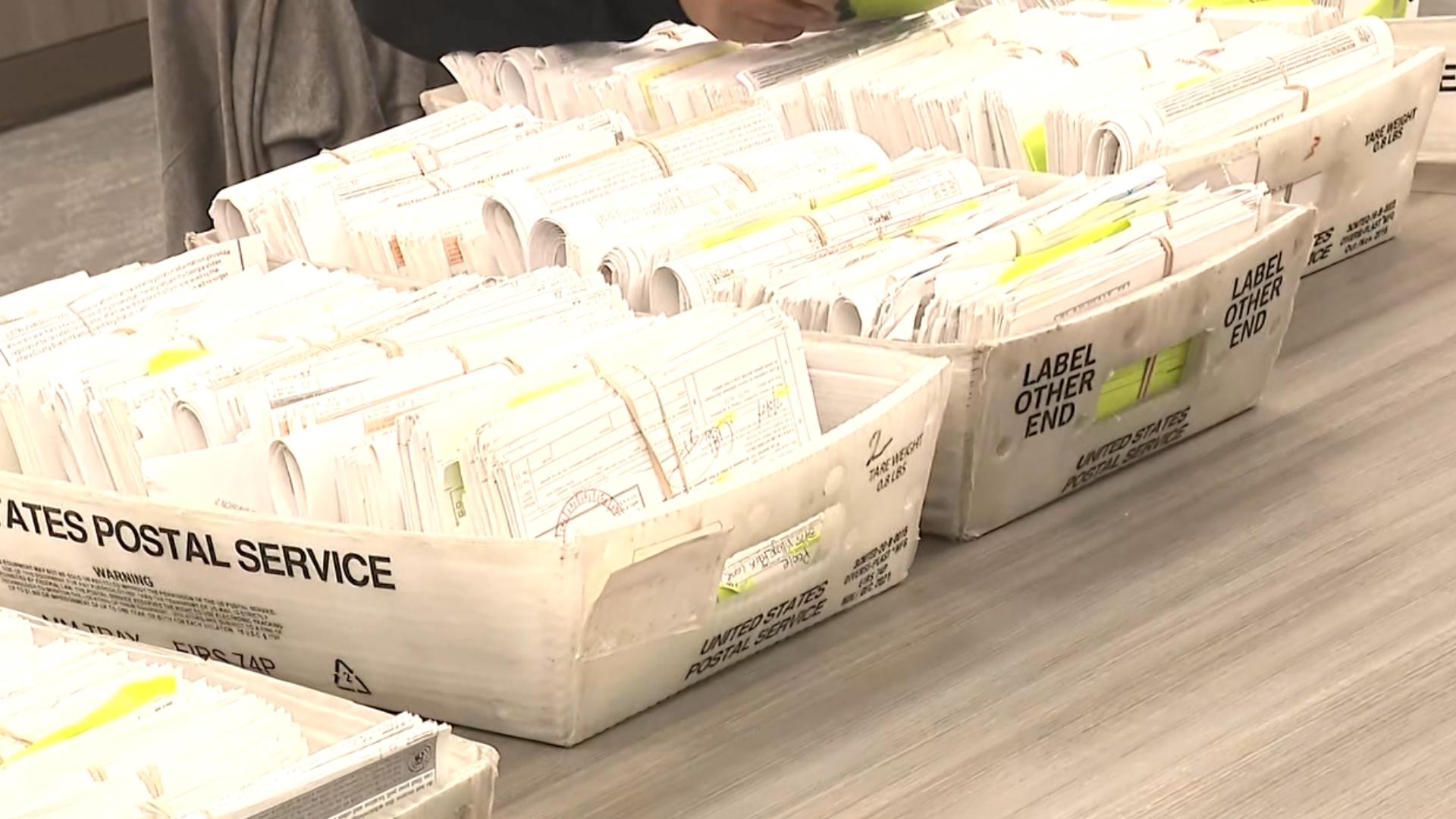 The Fulton County Board of Elections is hosting a media tour of their ballot counting facility.