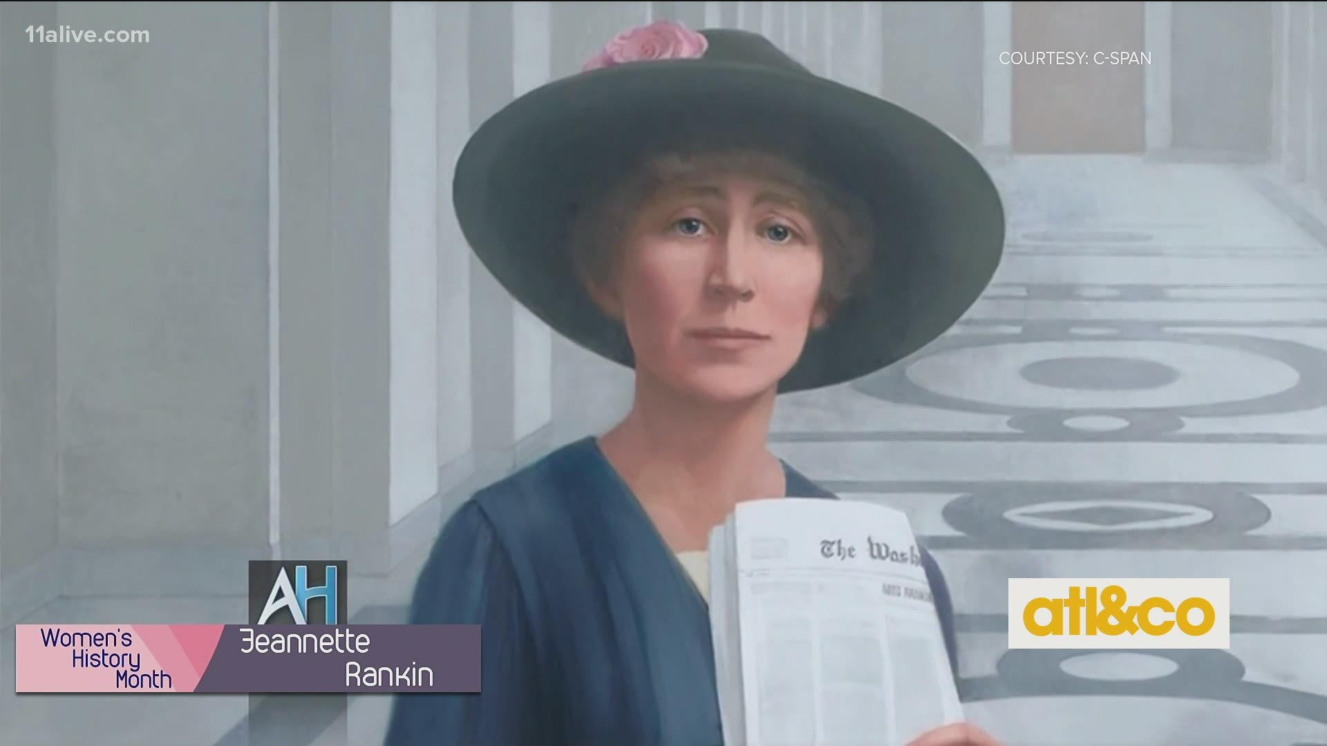 Women's rights advocate Jeannette Rankin was the first woman to hold federal office in the United States. She was elected to the House of Representatives in 1916.