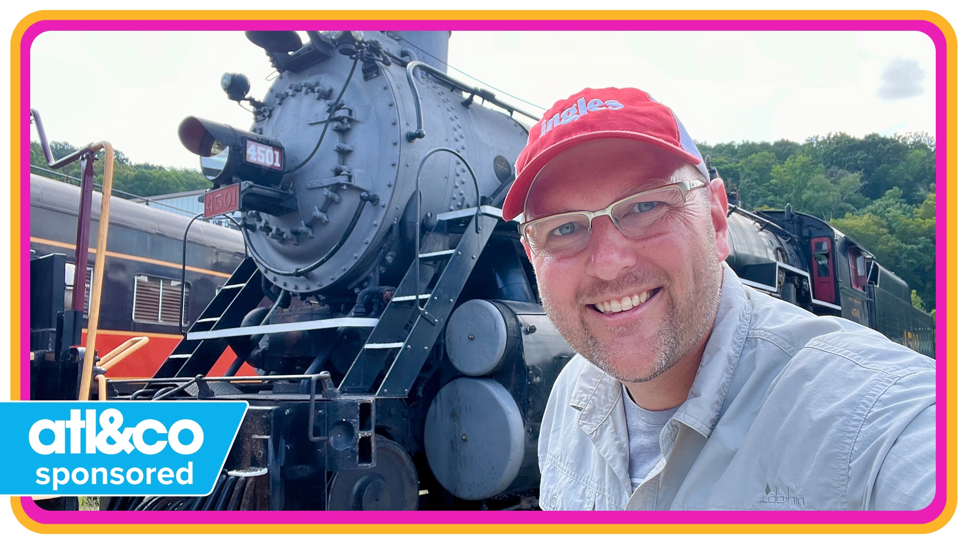 All aboard! 🚂 Join Chris Bainbridge as he takes us on an exciting journey through history at the Tennessee Valley Railroad Museum!