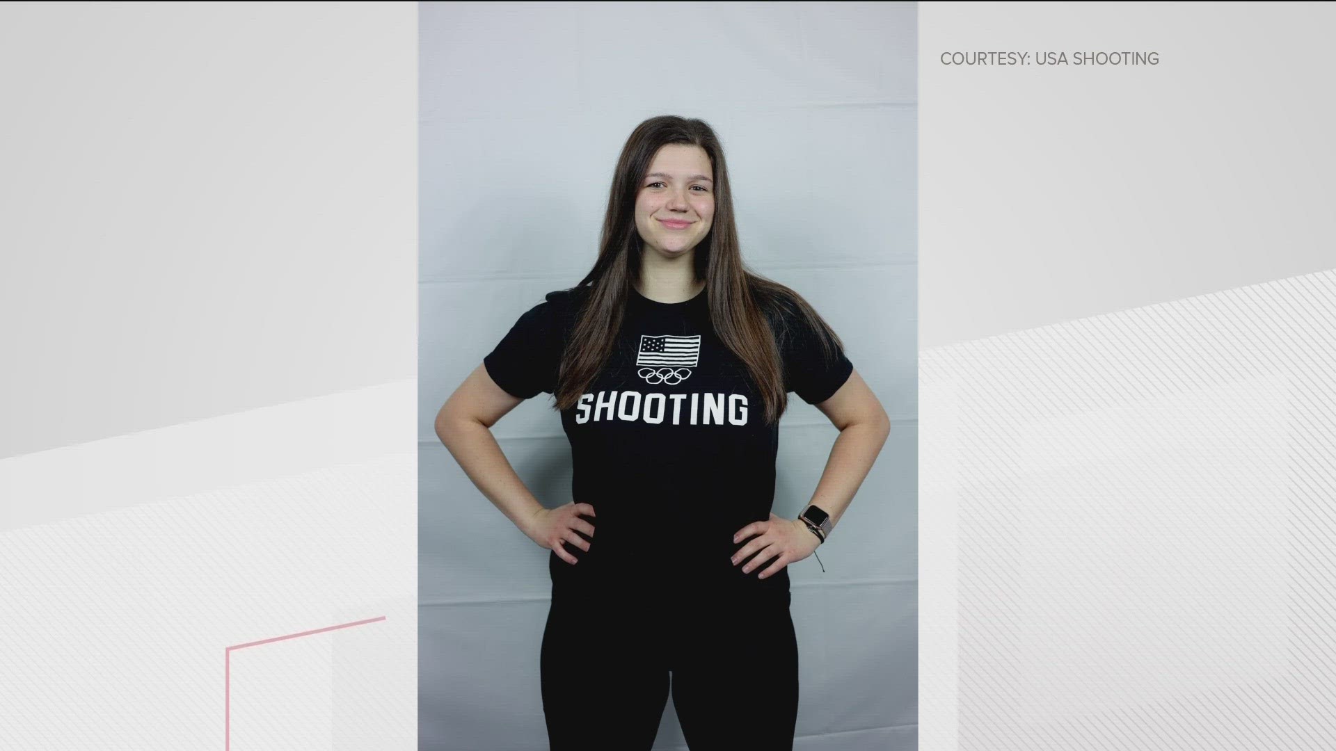 Katelyn Abeln qualified to represent Team USA in the women's 10m air pistol event at USA Shooting's qualifiers in Anniston, Ala.