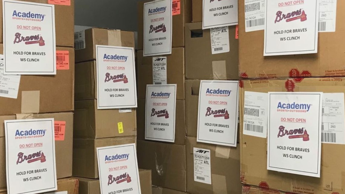 Braves World Series championship gear already at Academy